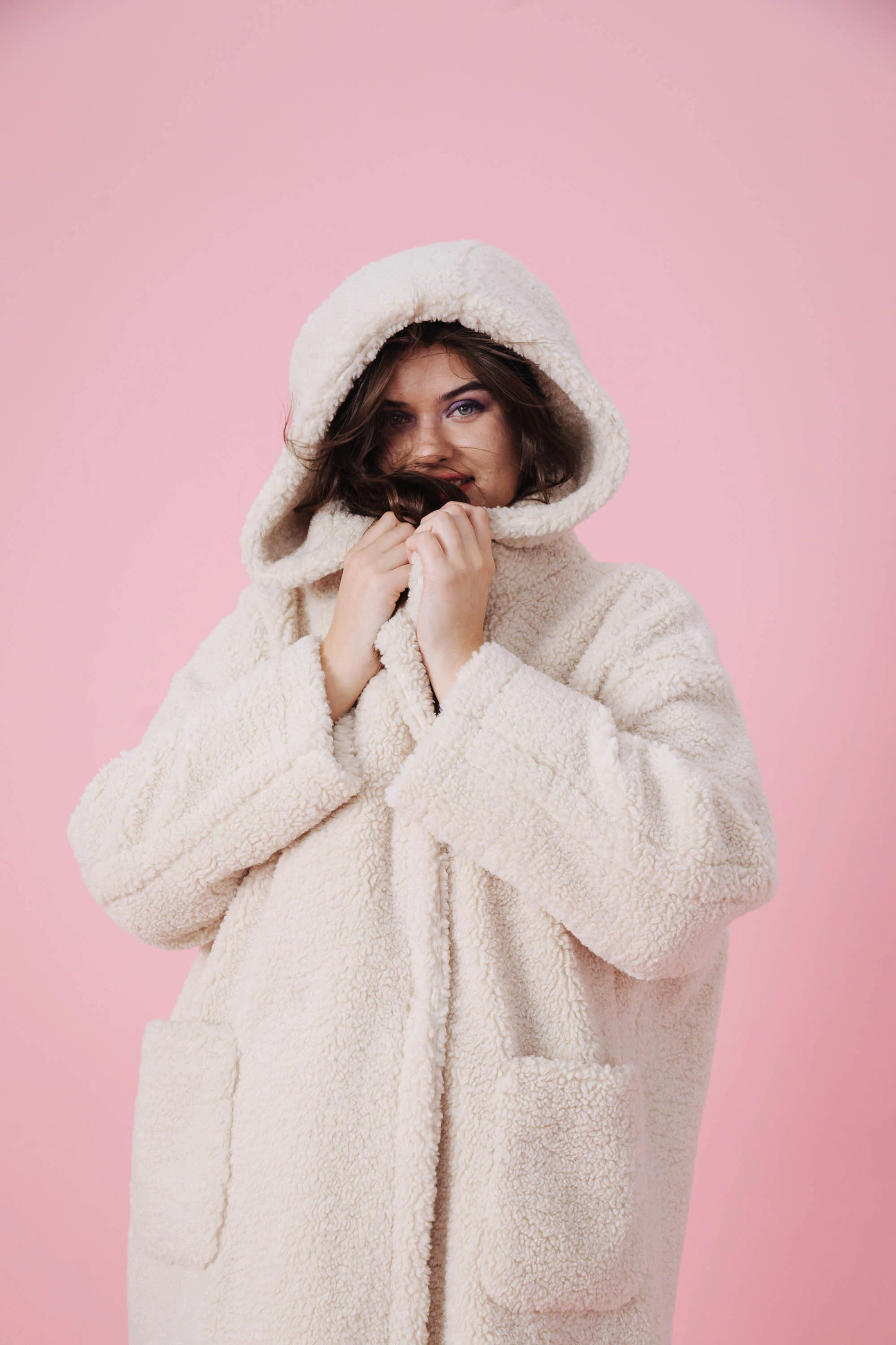 MANTEAU NINON MOUMOUTE BEIGE - Image 4