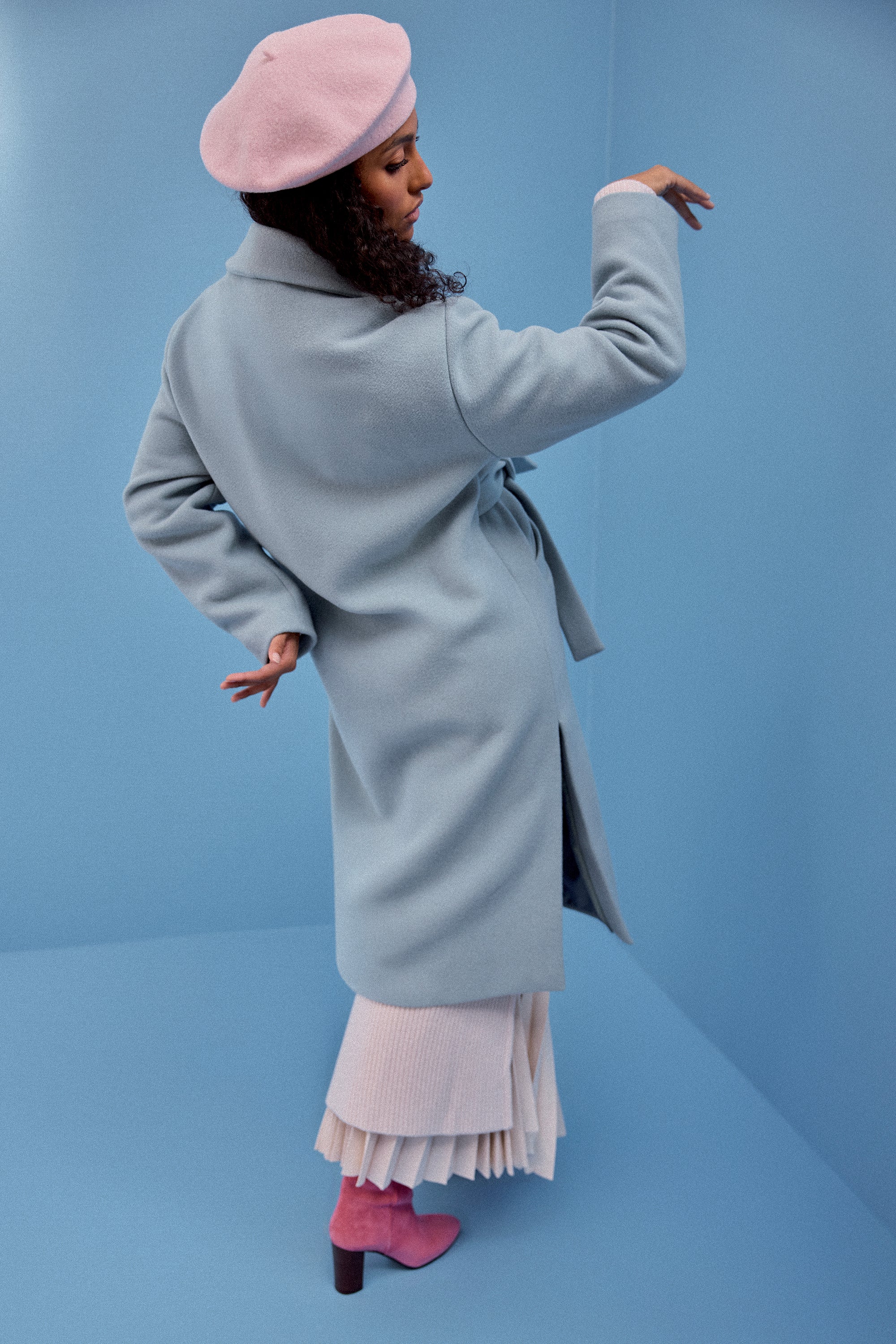 MANTEAU RAY BLEU CIEL - Image 2