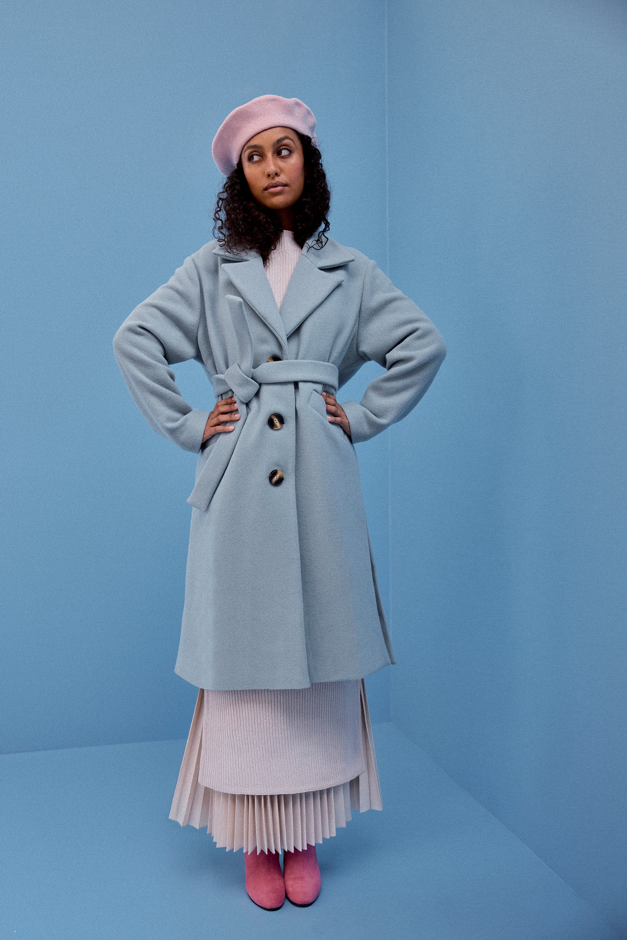 MANTEAU RAY BLEU CIEL - Image 3