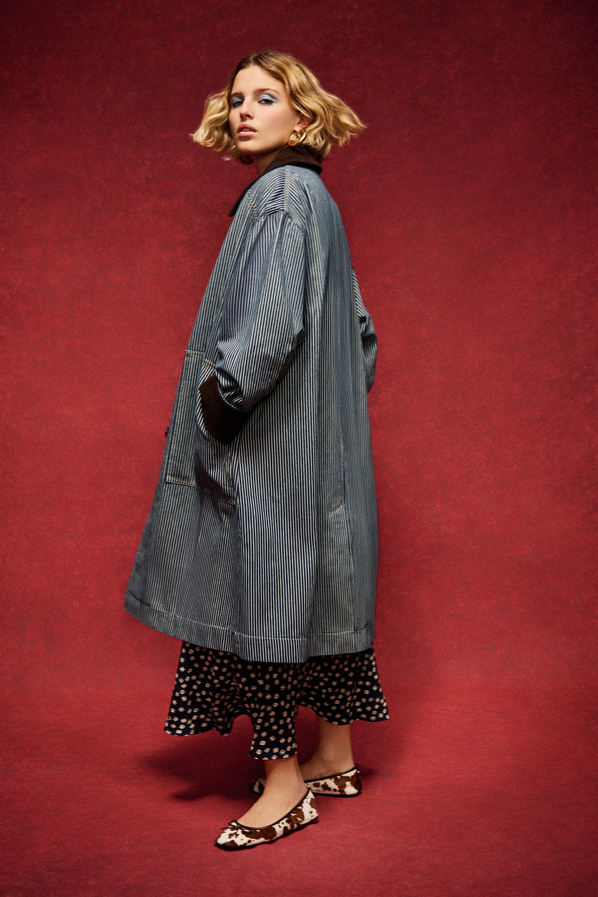TRENCH TIMMY RAYURES NAVY - Image 3