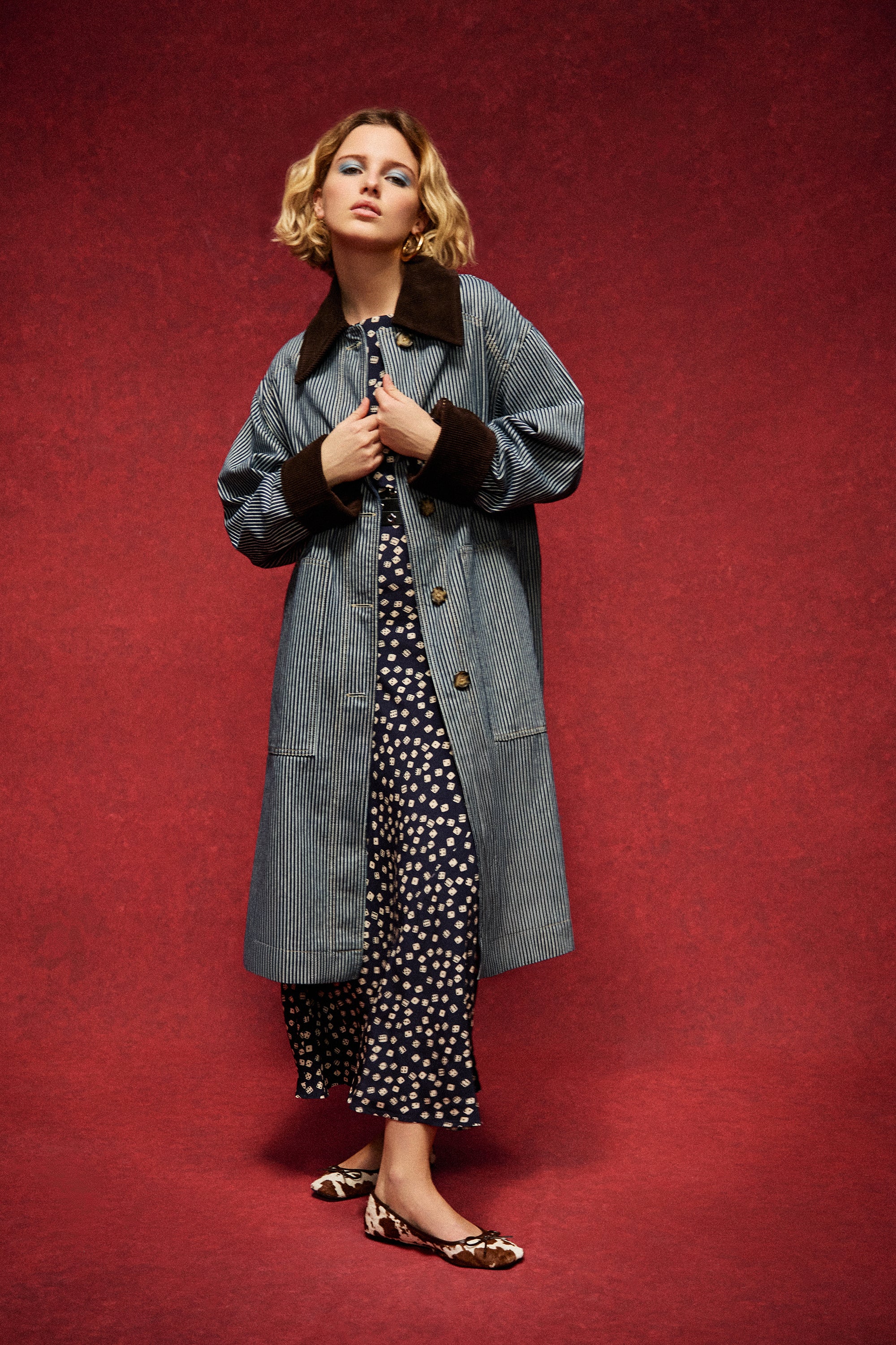 TRENCH TIMMY RAYURES NAVY - Image 4
