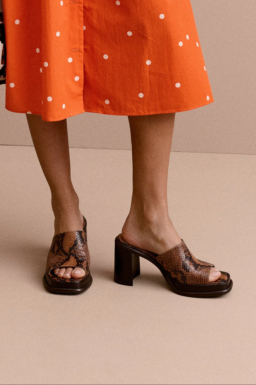 MULES JODIE EFFET PYTHON - Image 2