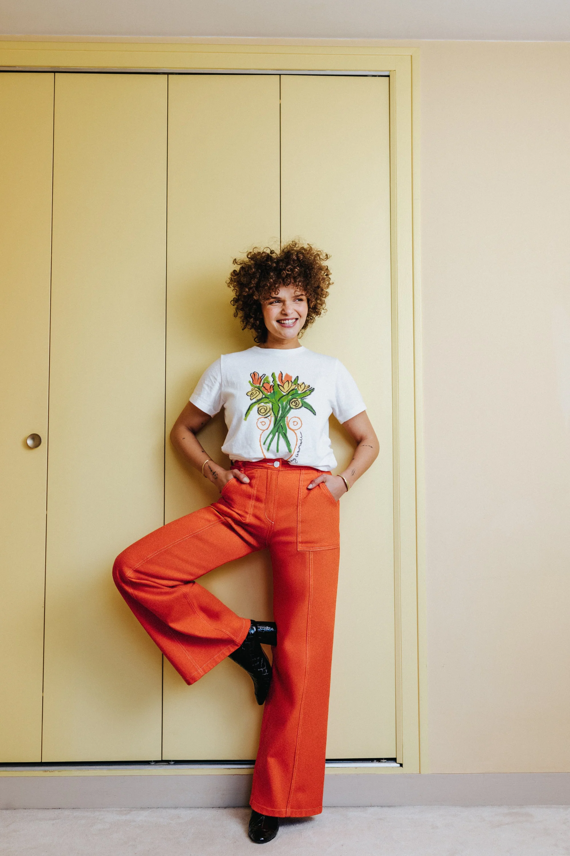 PANTALON DYLAN MANDARINE - Image 4
