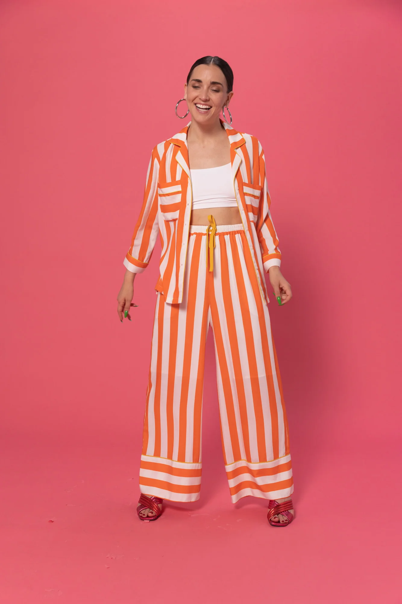 PANTALON ETHEL TRANSAT ORANGE - Image 3