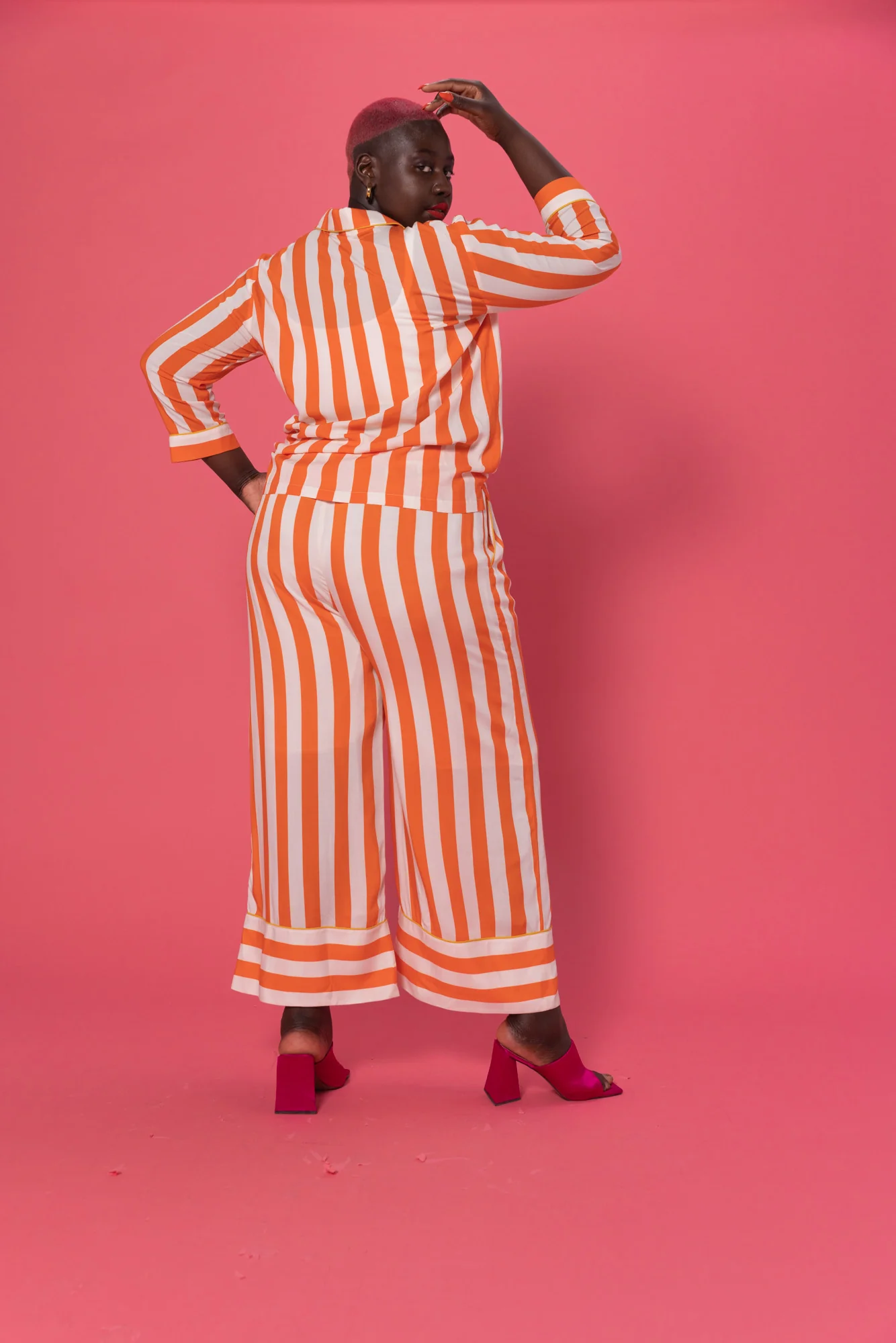 PANTALON ETHEL TRANSAT ORANGE - Image 4