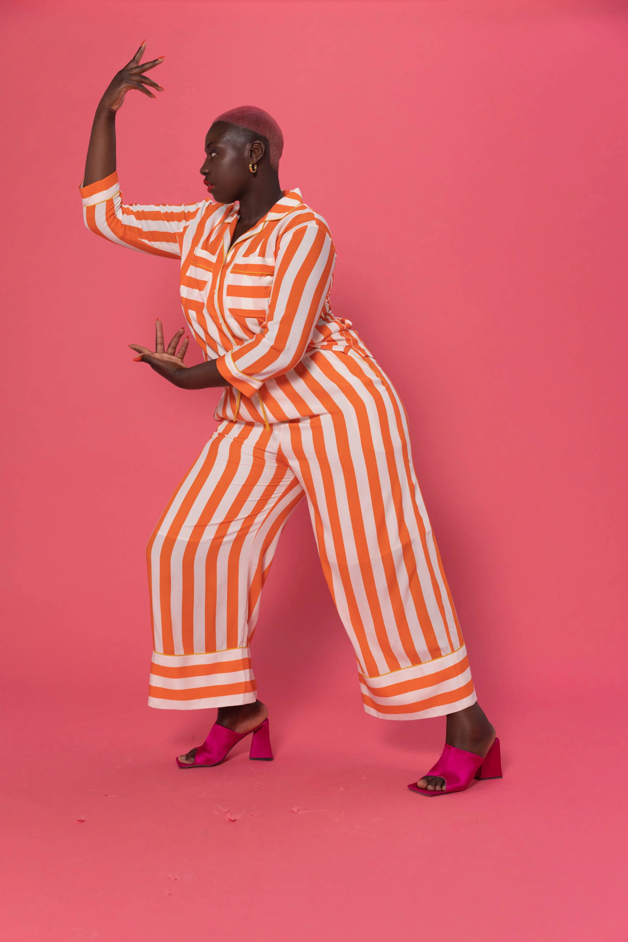 PANTALON ETHEL TRANSAT ORANGE - Image 5