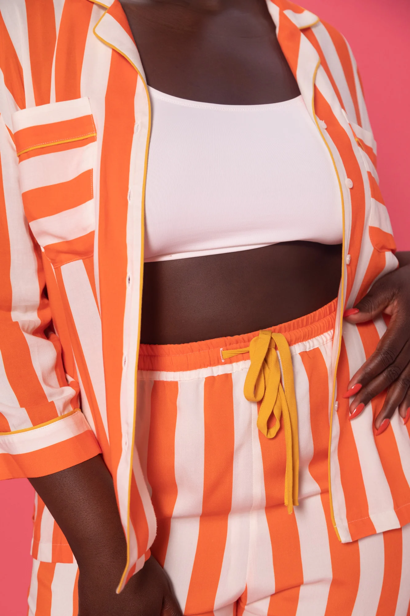 PANTALON ETHEL TRANSAT ORANGE - Image 8