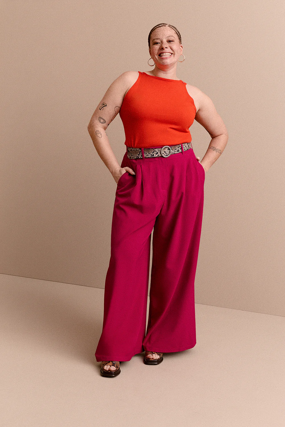 PANTALON HARYA FUCHSIA - Image 4