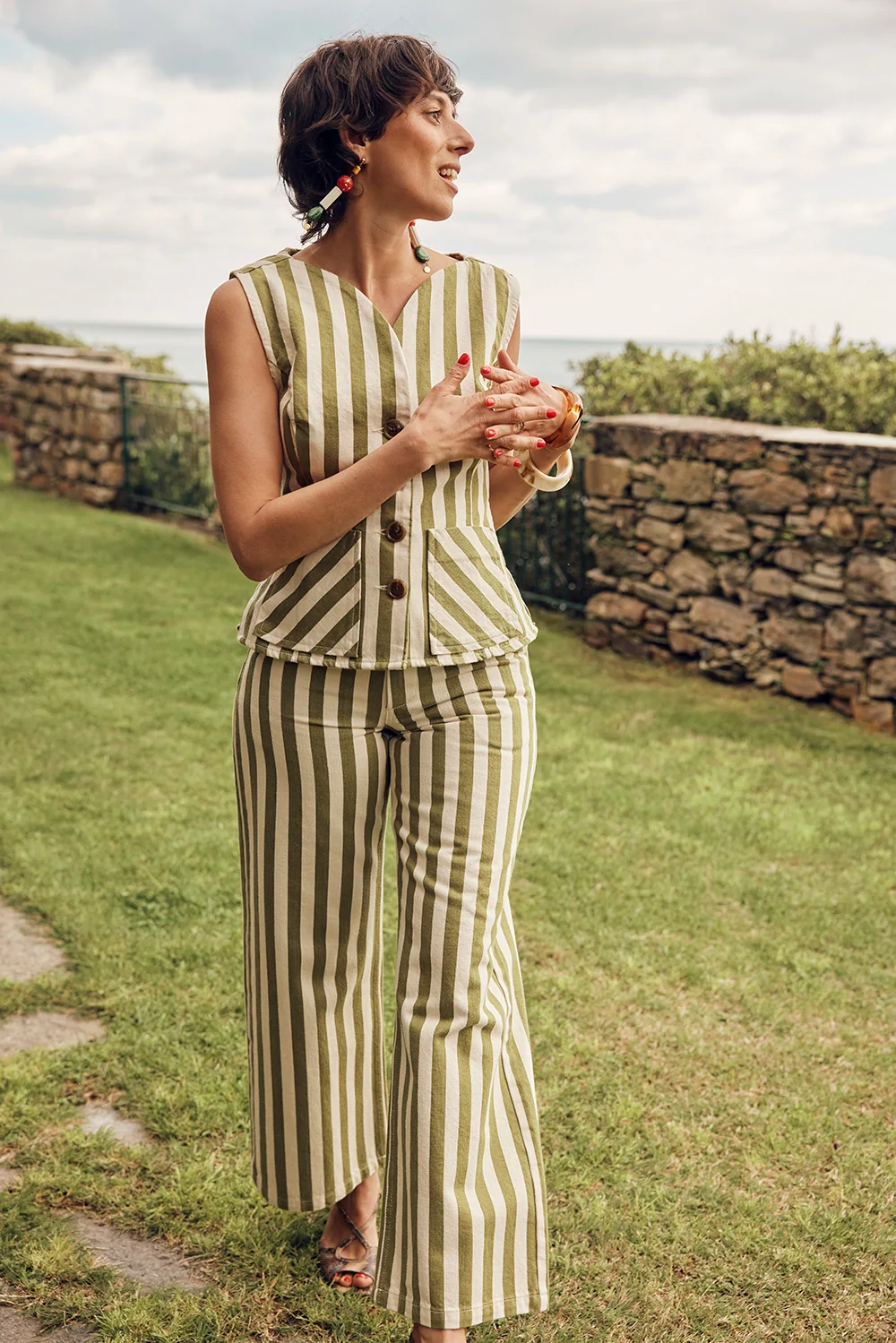 JEAN KARL PISTACCIO STRIPES - Image 9