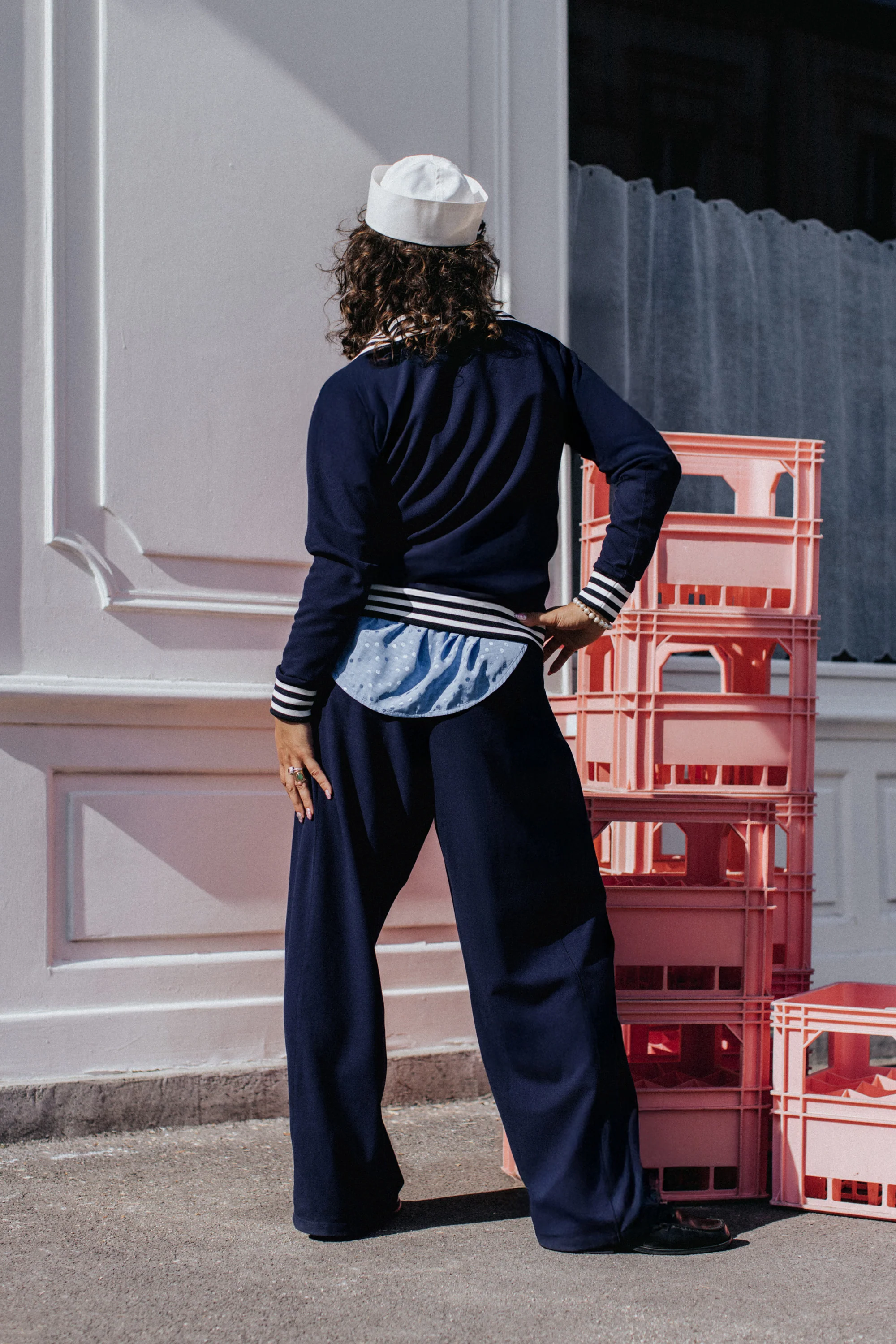 PANTALON SERGE NAVY - Image 4