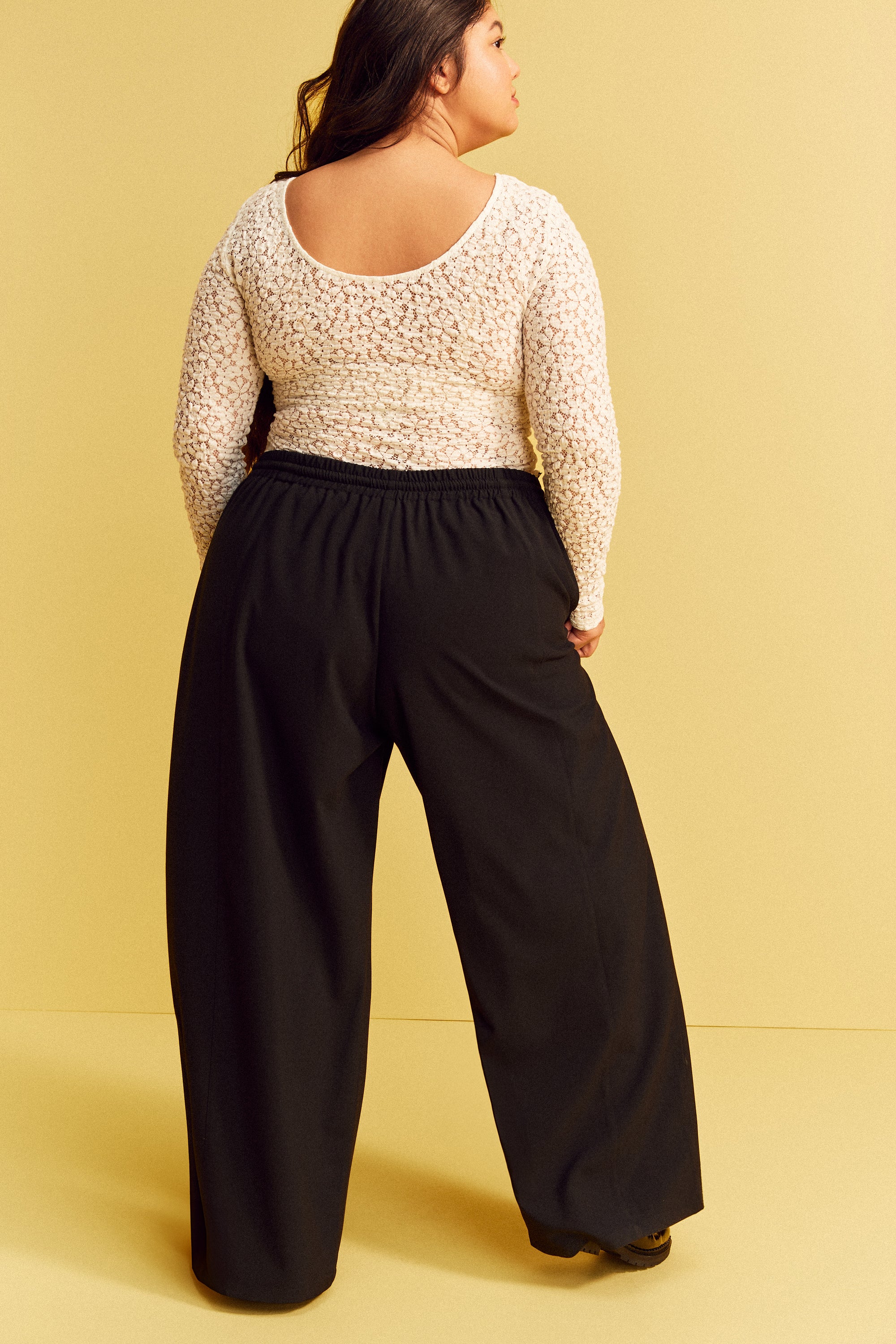 PANTALON SERGE NOIR - Image 3