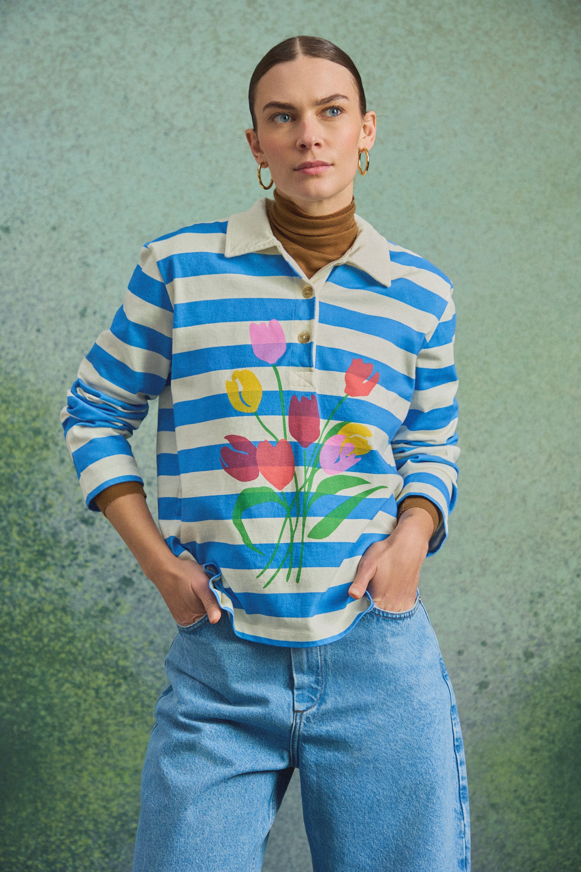 POLO ELIOT RAYURES BLEUES - Image 6