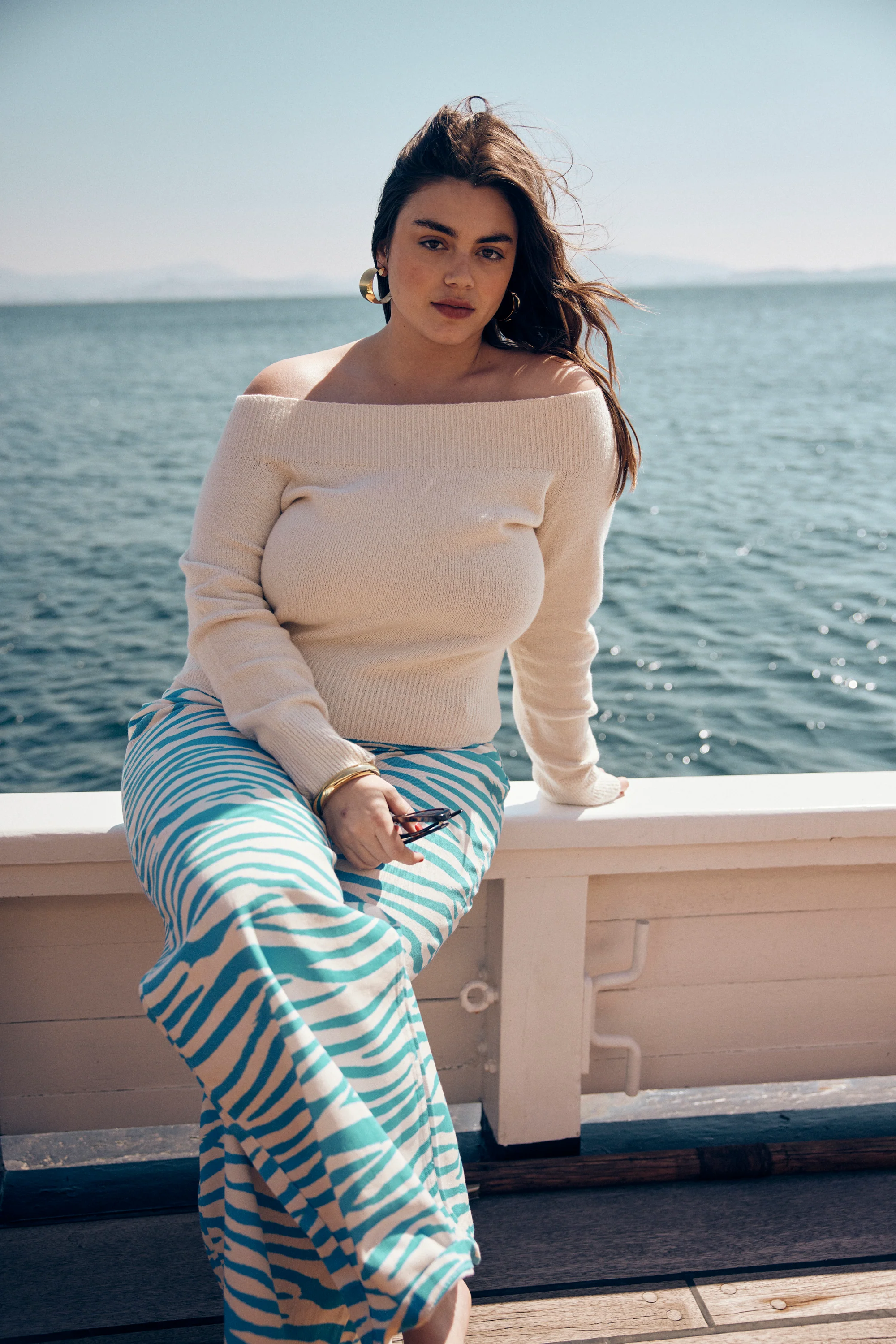 PULL BASILE ECRU