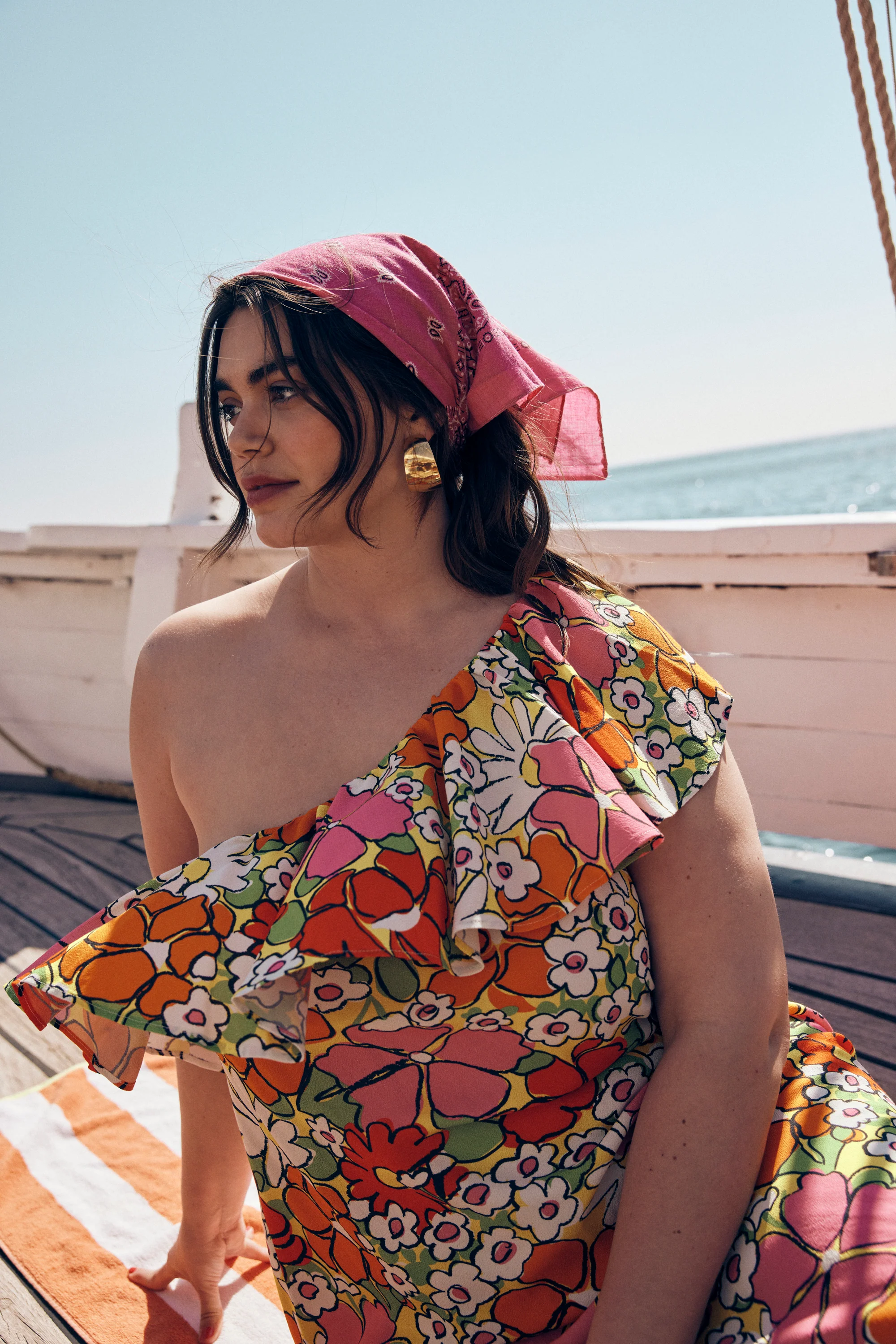 ROBE BAYA FLEURS 70'S - Image 5