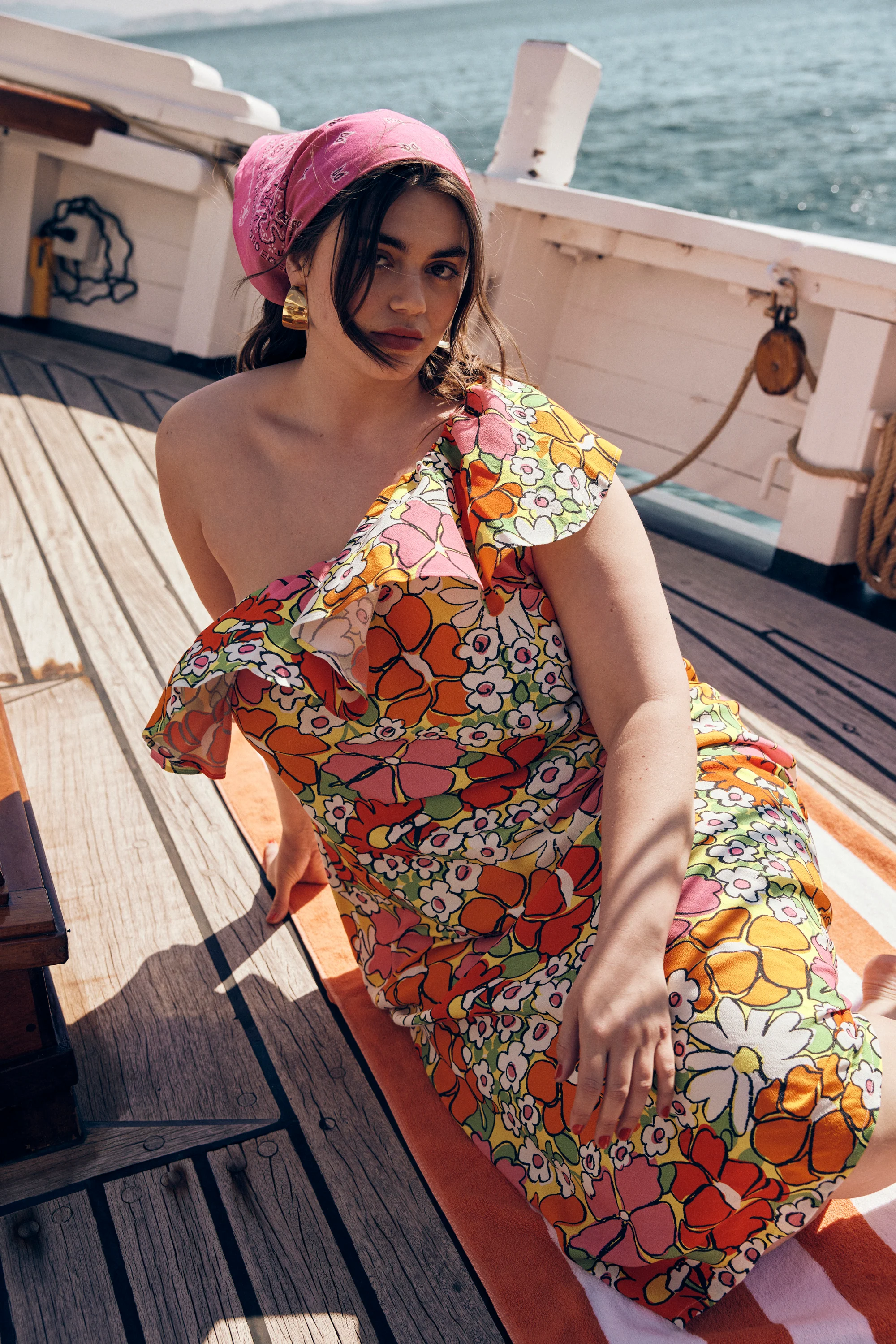 ROBE BAYA FLEURS 70'S - Image 6
