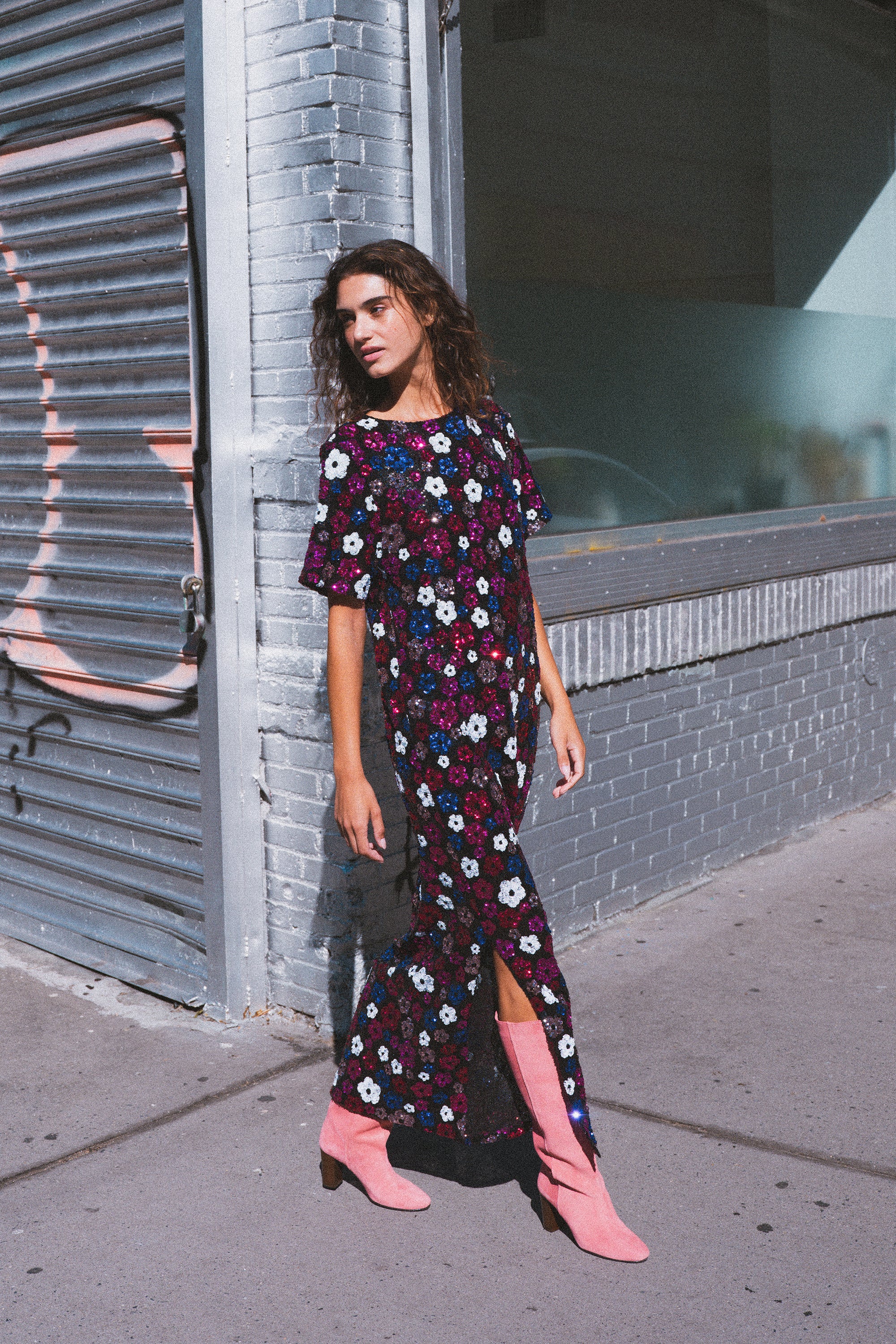 ROBE CHLOE SEQUINS DAISY