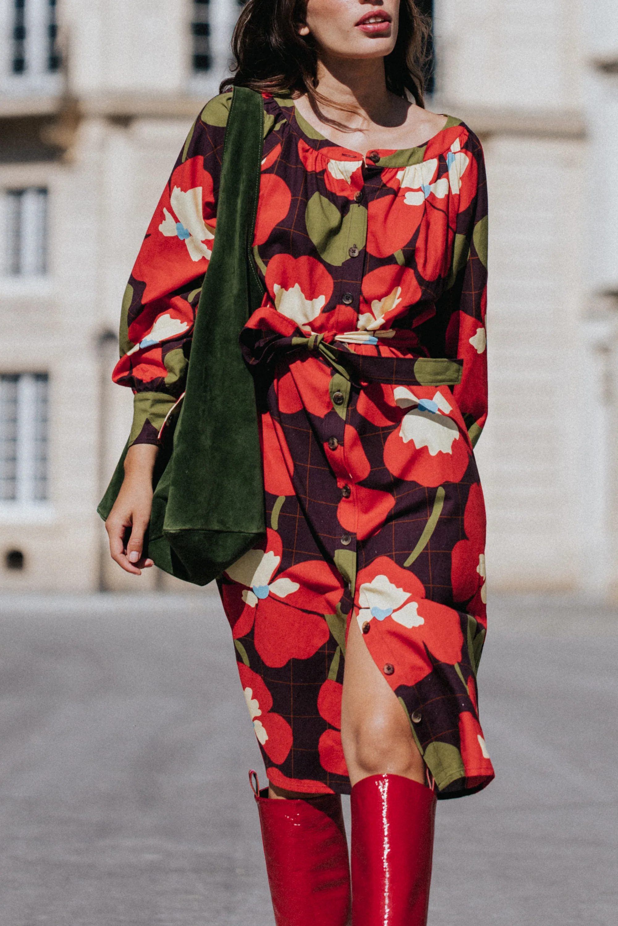 ROBE DANIELLA PANSY FLOWERS - Image 2