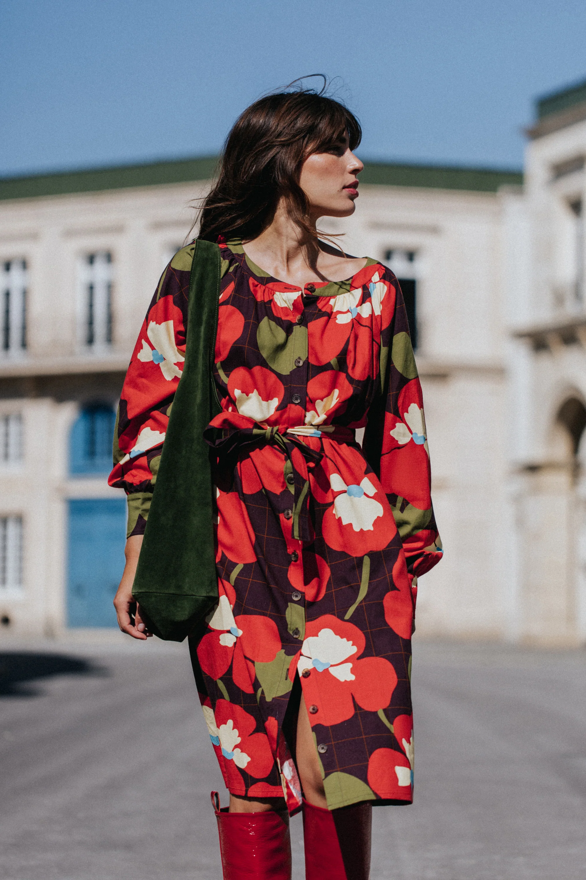 ROBE DANIELLA PANSY FLOWERS - Image 4