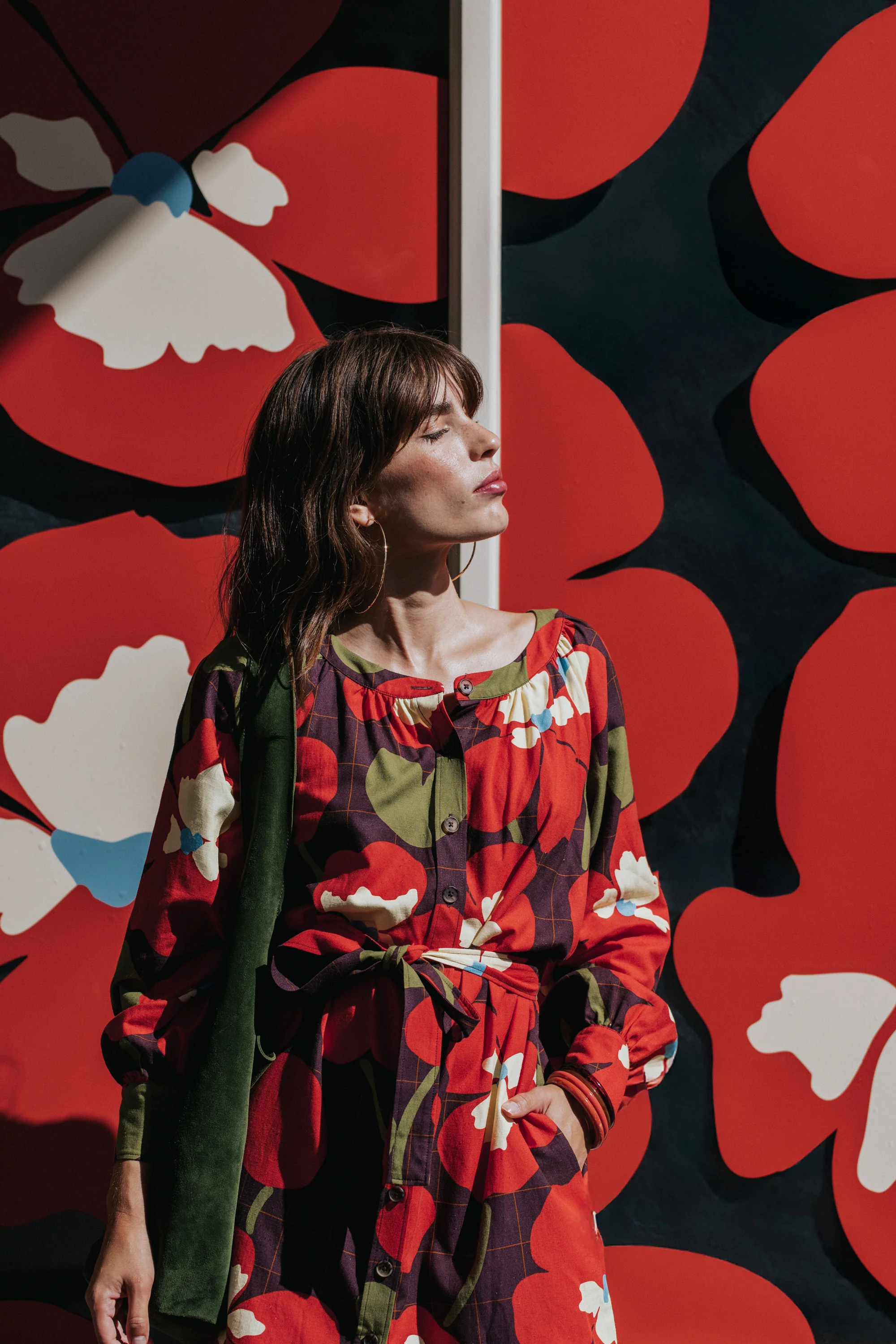ROBE DANIELLA PANSY FLOWERS - Image 7