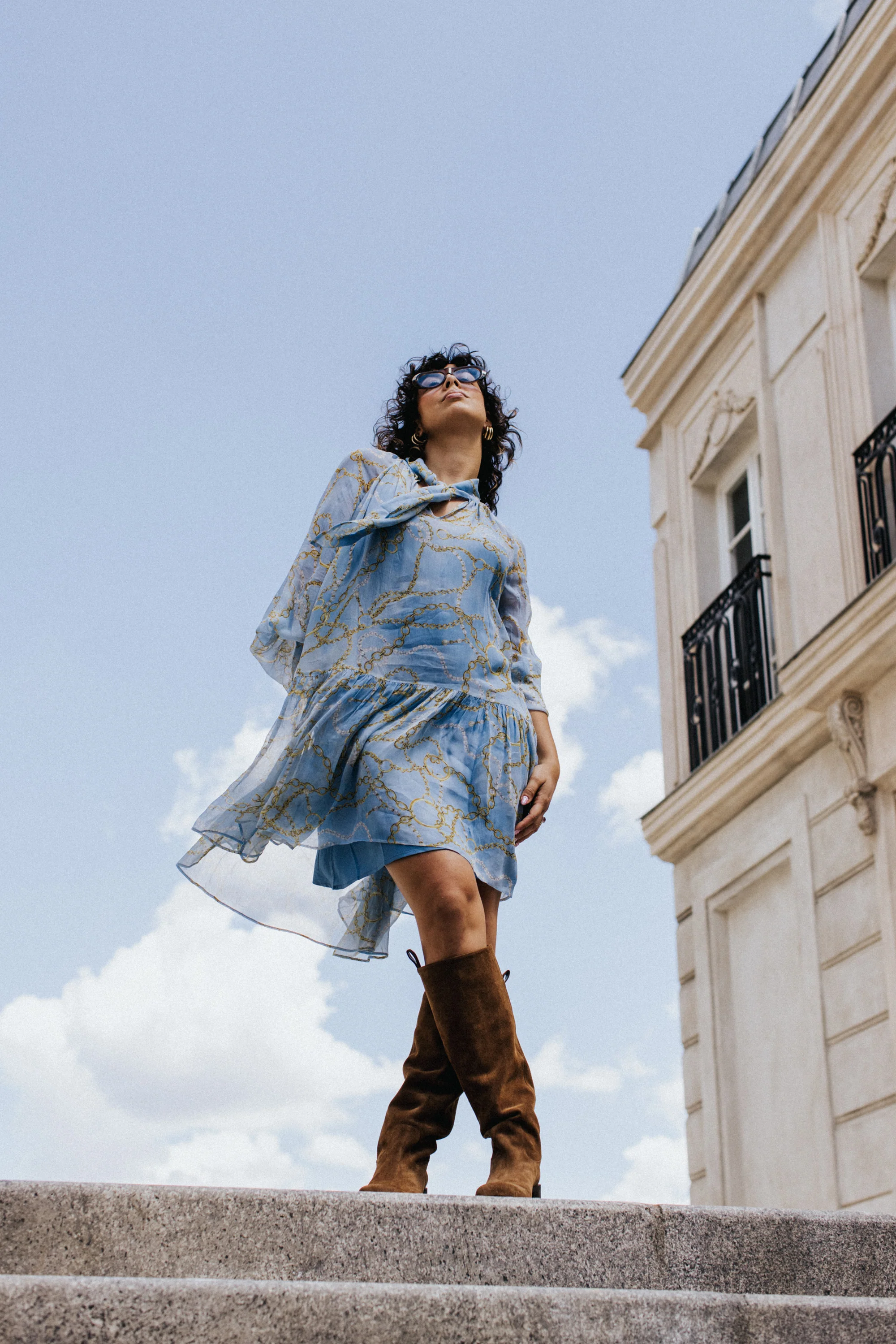 ROBE DIVA BIJOUX BLEU - Image 8