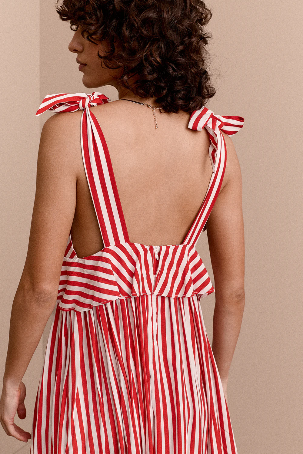 ROBE FERIEL RED STRIPE - Image 5