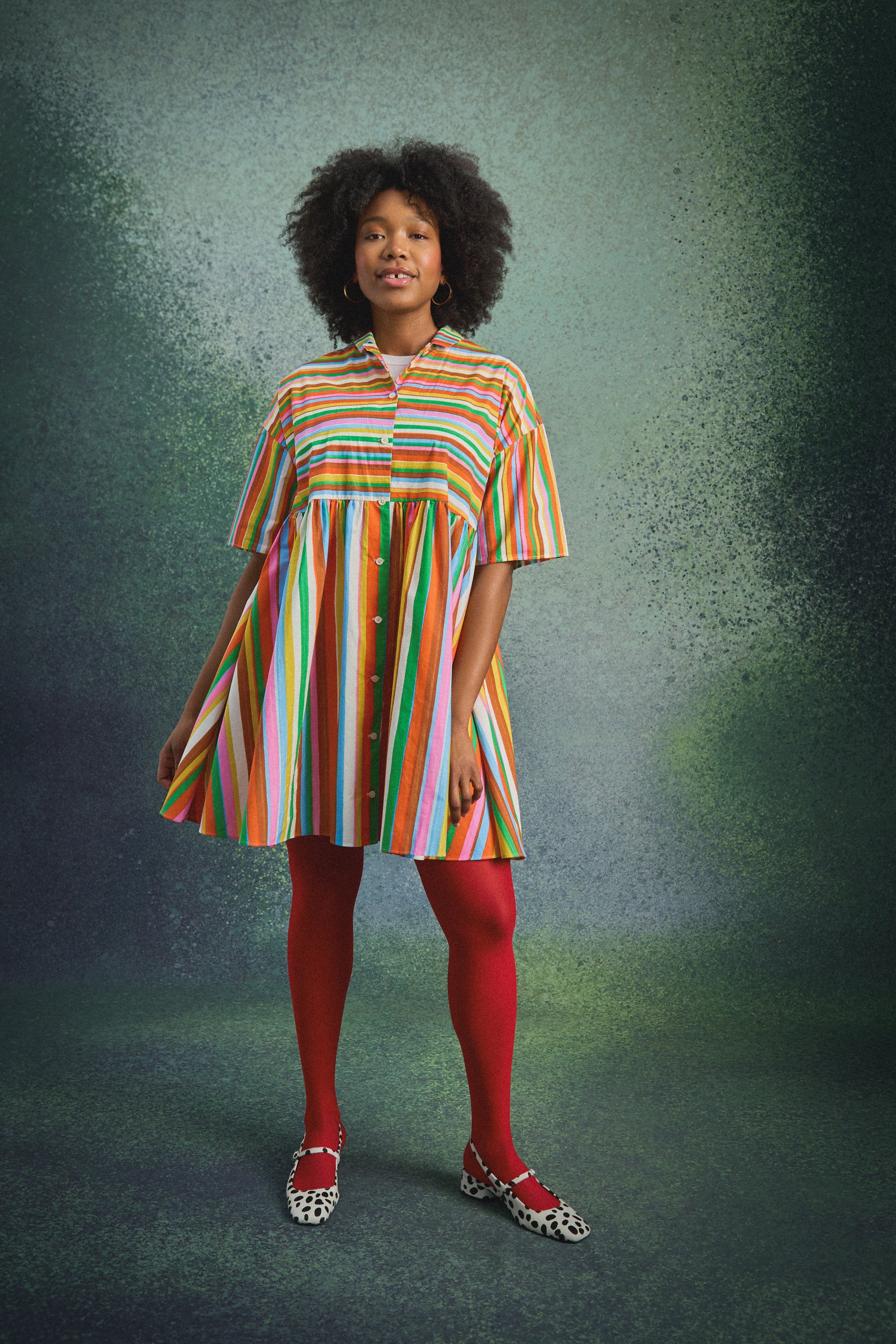 ROBE FRIDA FUZZY STRIPES - Image 2