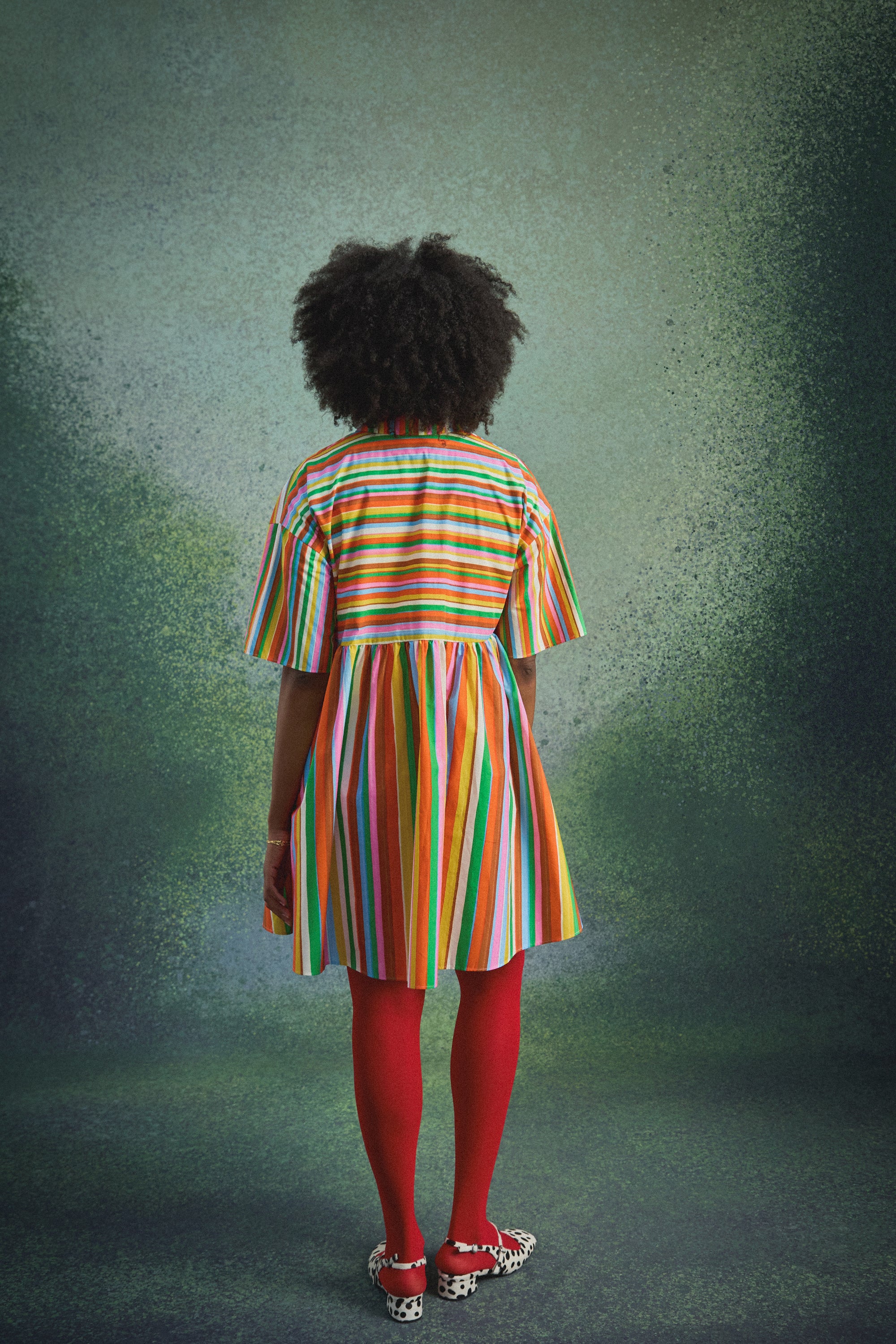 ROBE FRIDA FUZZY STRIPES - Image 4