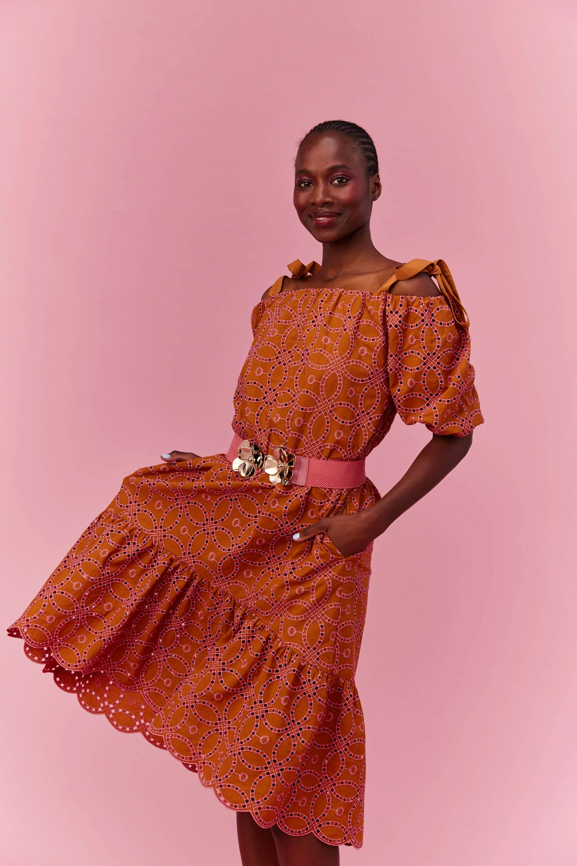 ROBE LATIFA BRODERIE ANGLAISE - Image 3