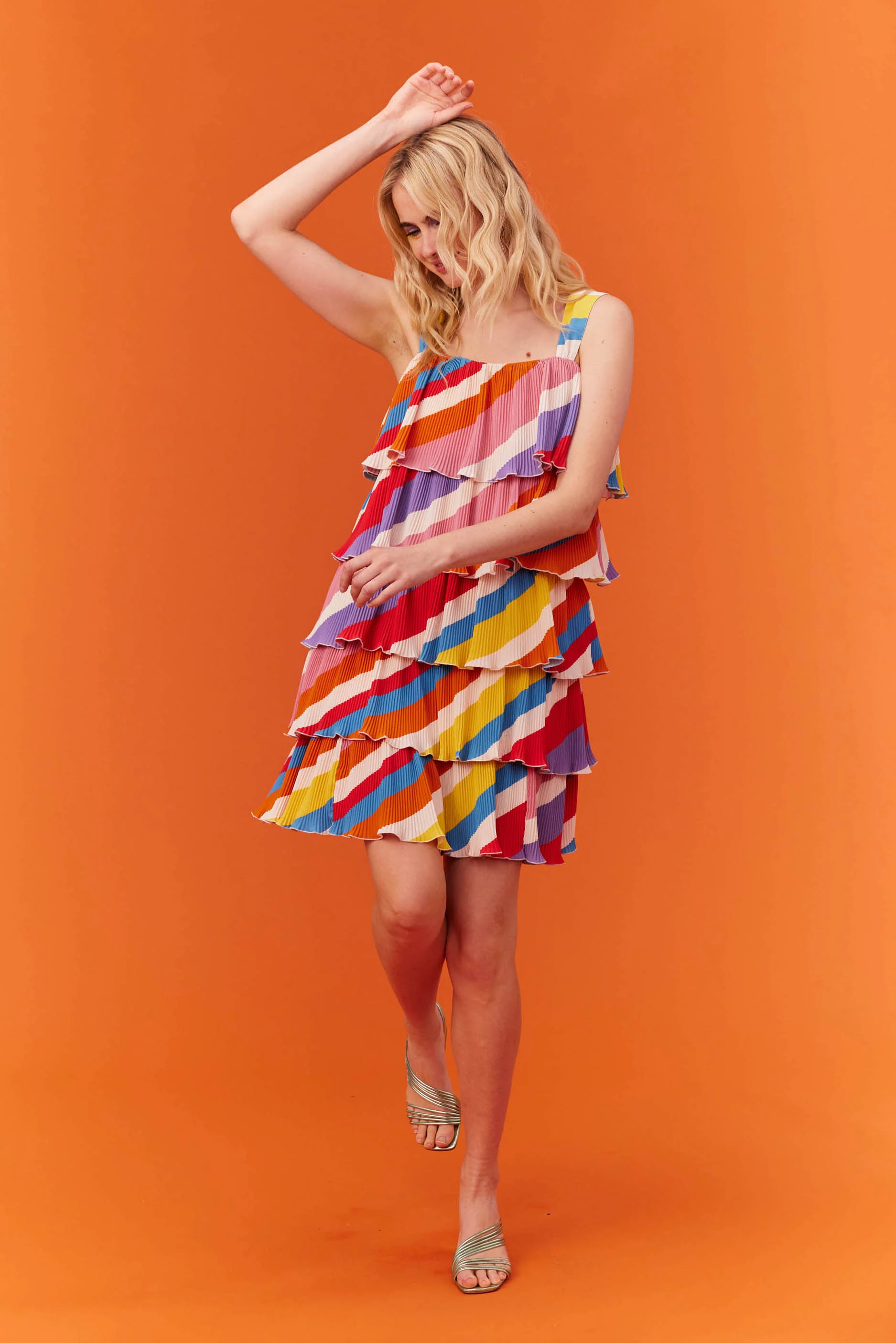 ROBE LISE RAYURES MULTI - Image 3