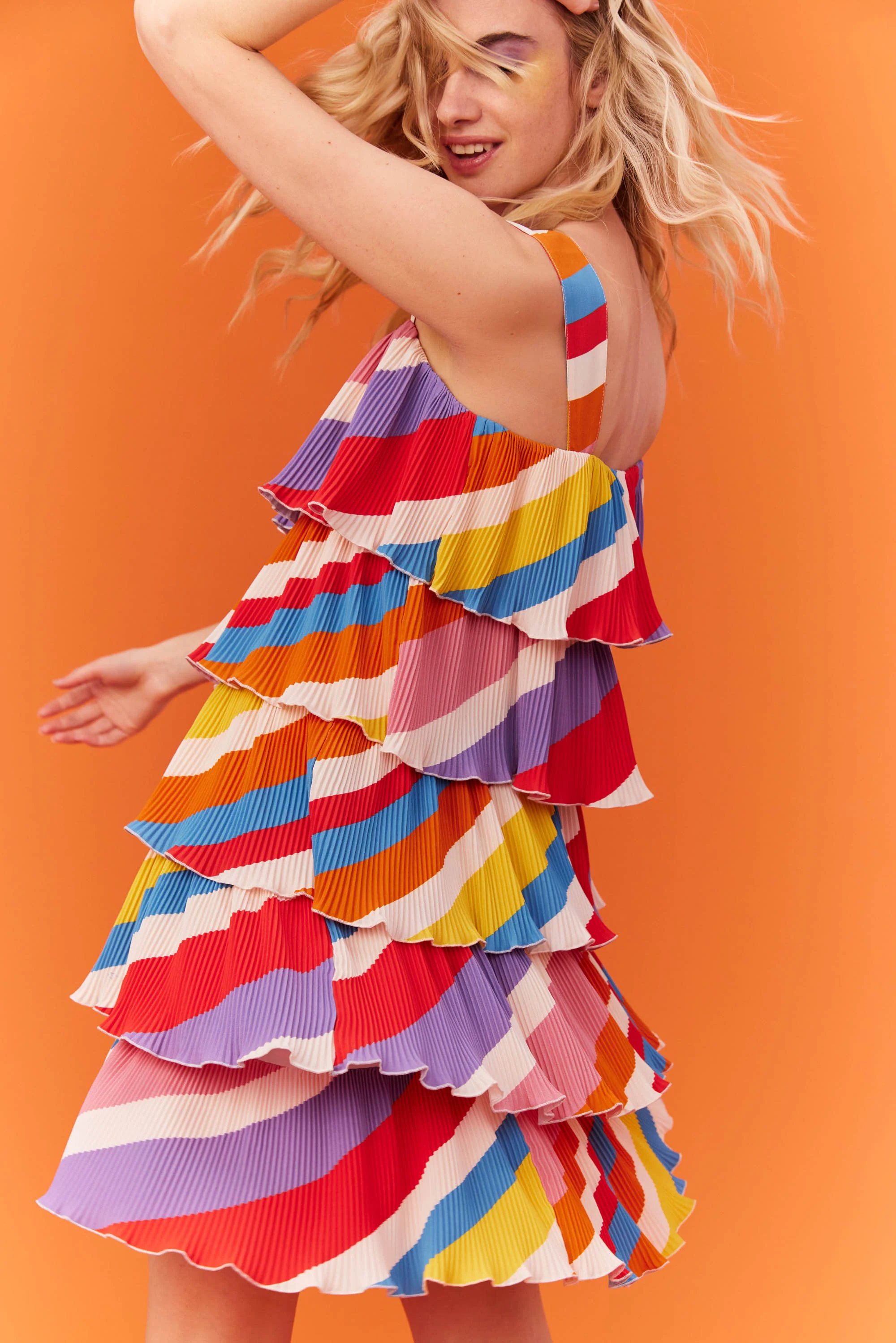 ROBE LISE RAYURES MULTI - Image 4