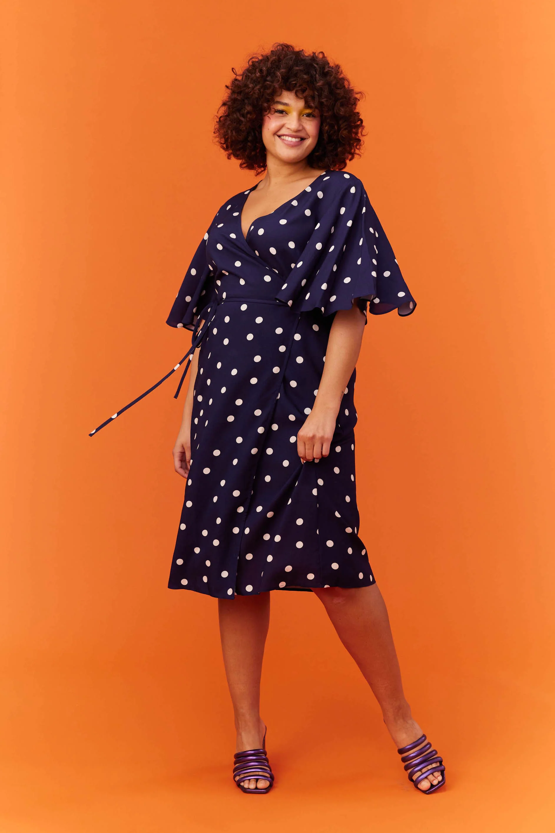 ROBE LOULOU POLKA NAVY - Image 2