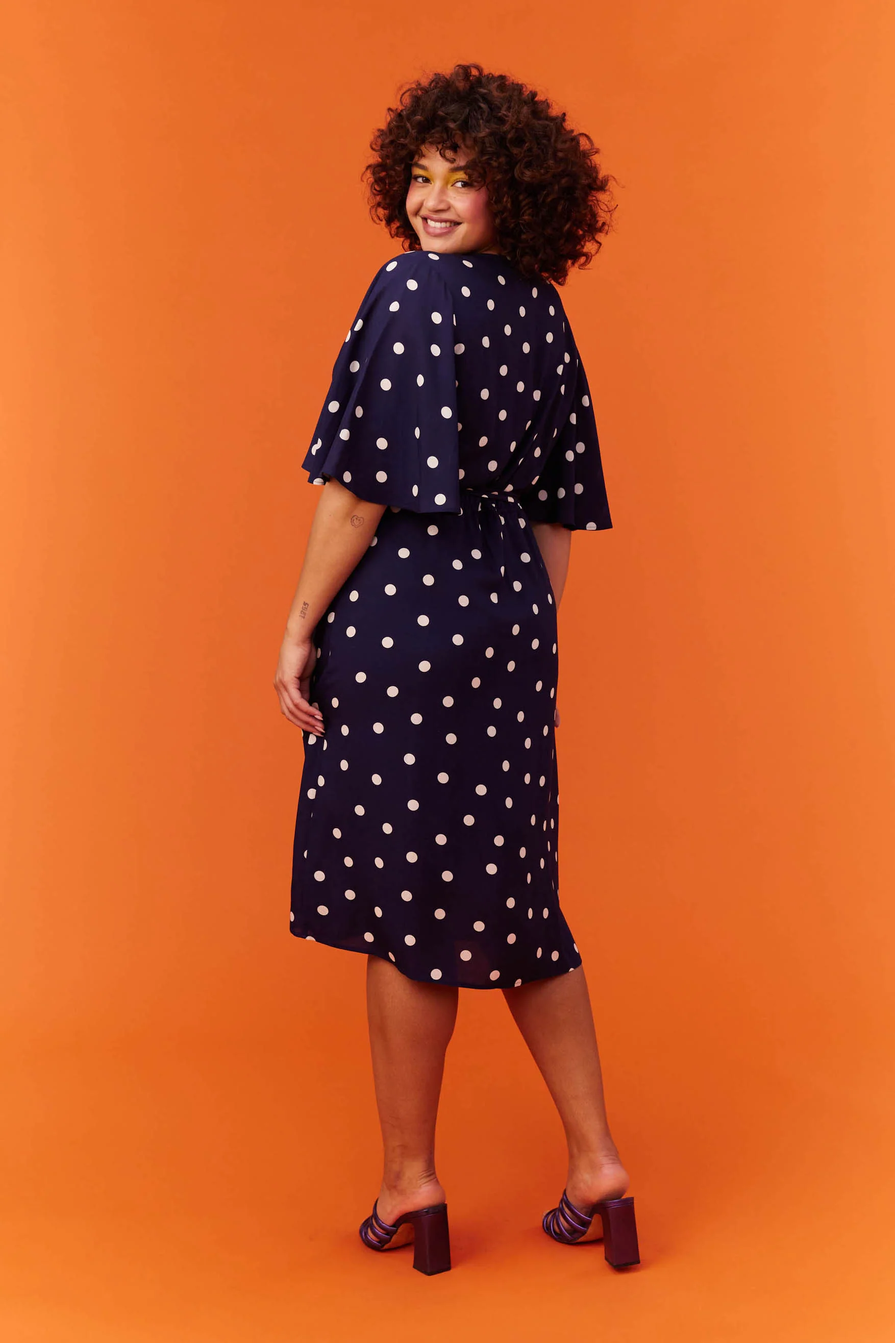 ROBE LOULOU POLKA NAVY - Image 5
