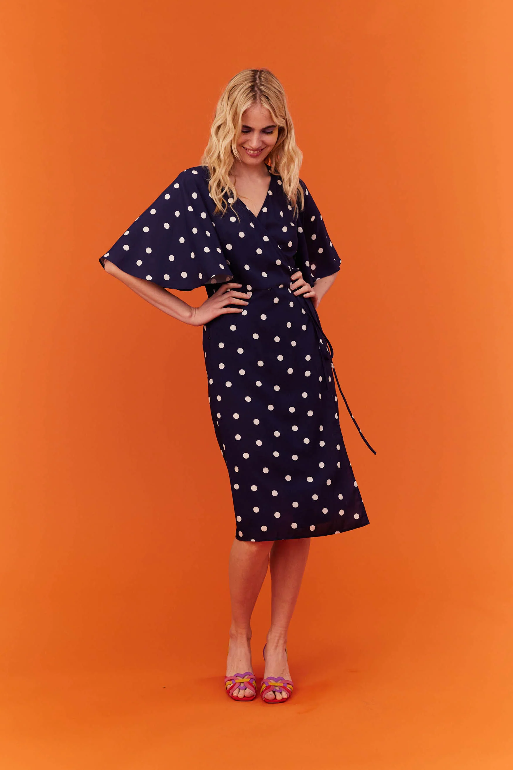 ROBE LOULOU POLKA NAVY - Image 6