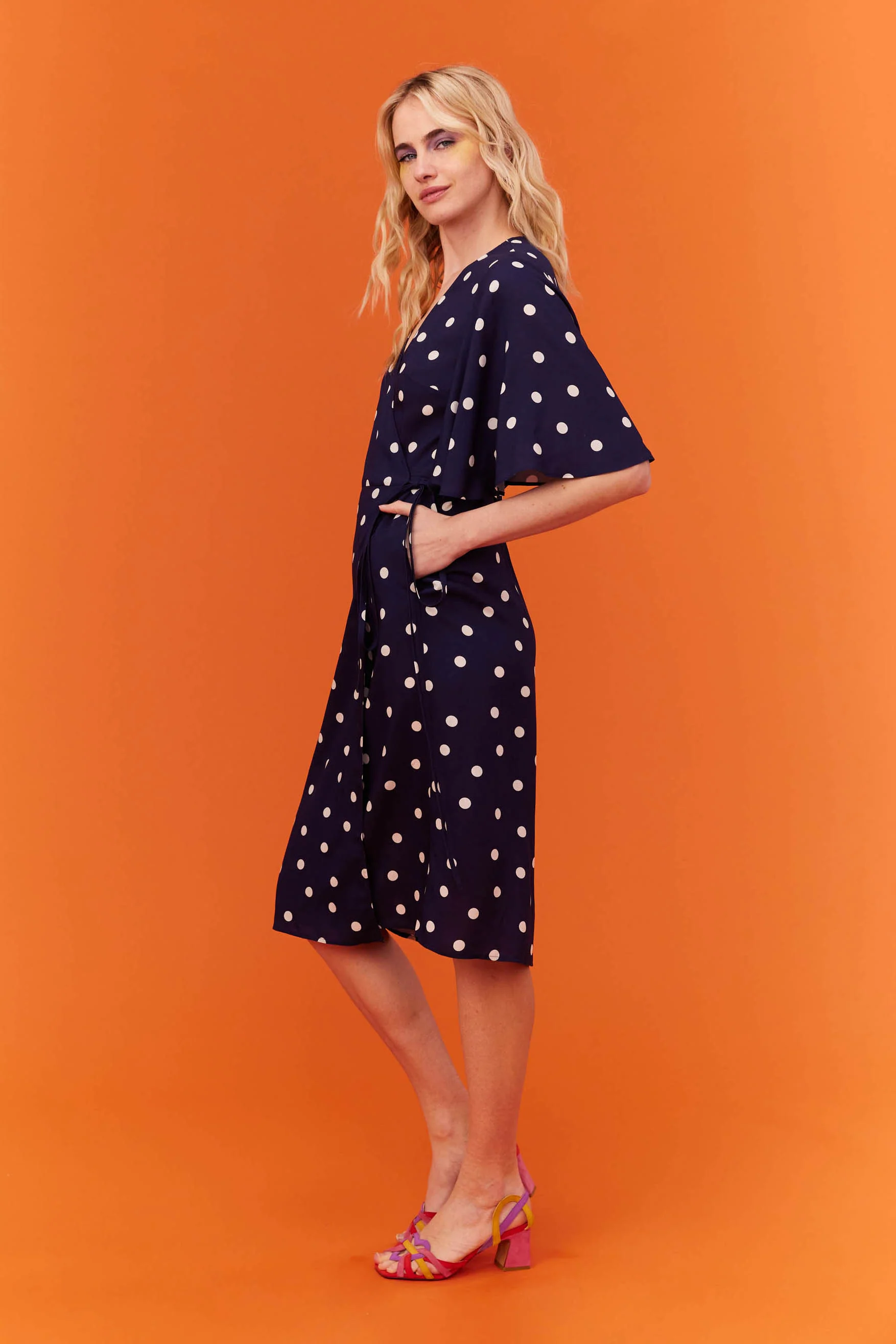 ROBE LOULOU POLKA NAVY - Image 8