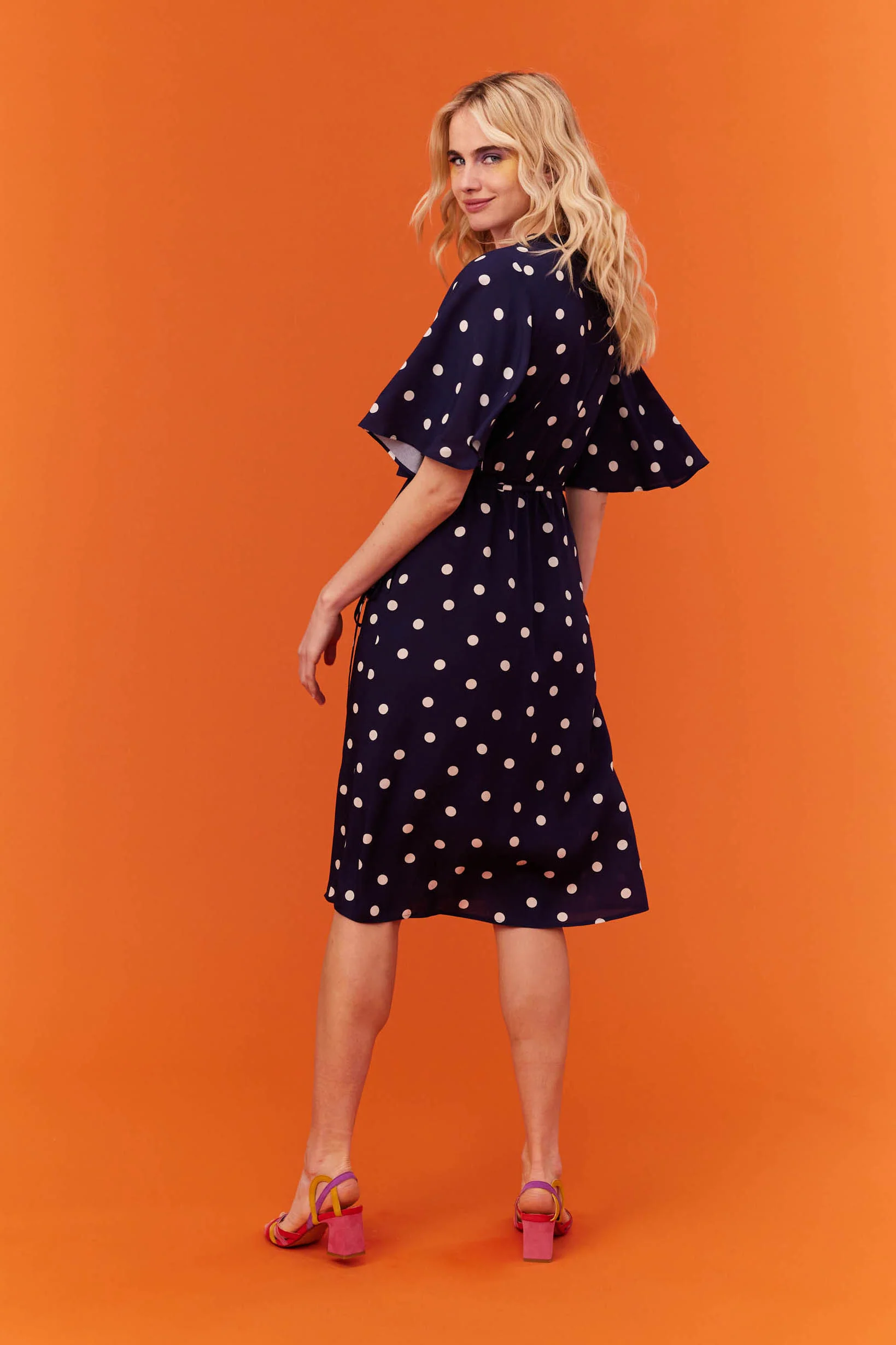 ROBE LOULOU POLKA NAVY - Image 9