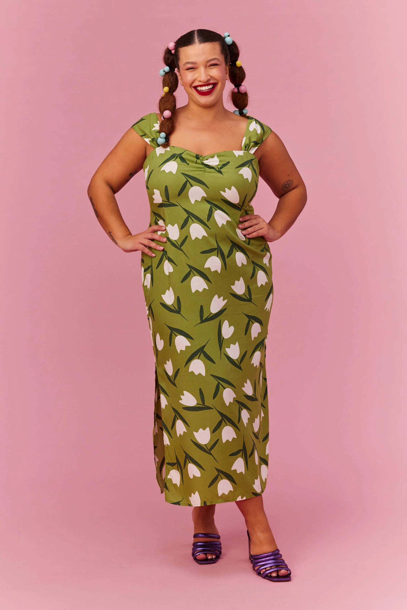 ROBE LOURDES TULIP BLOOM - Image 7
