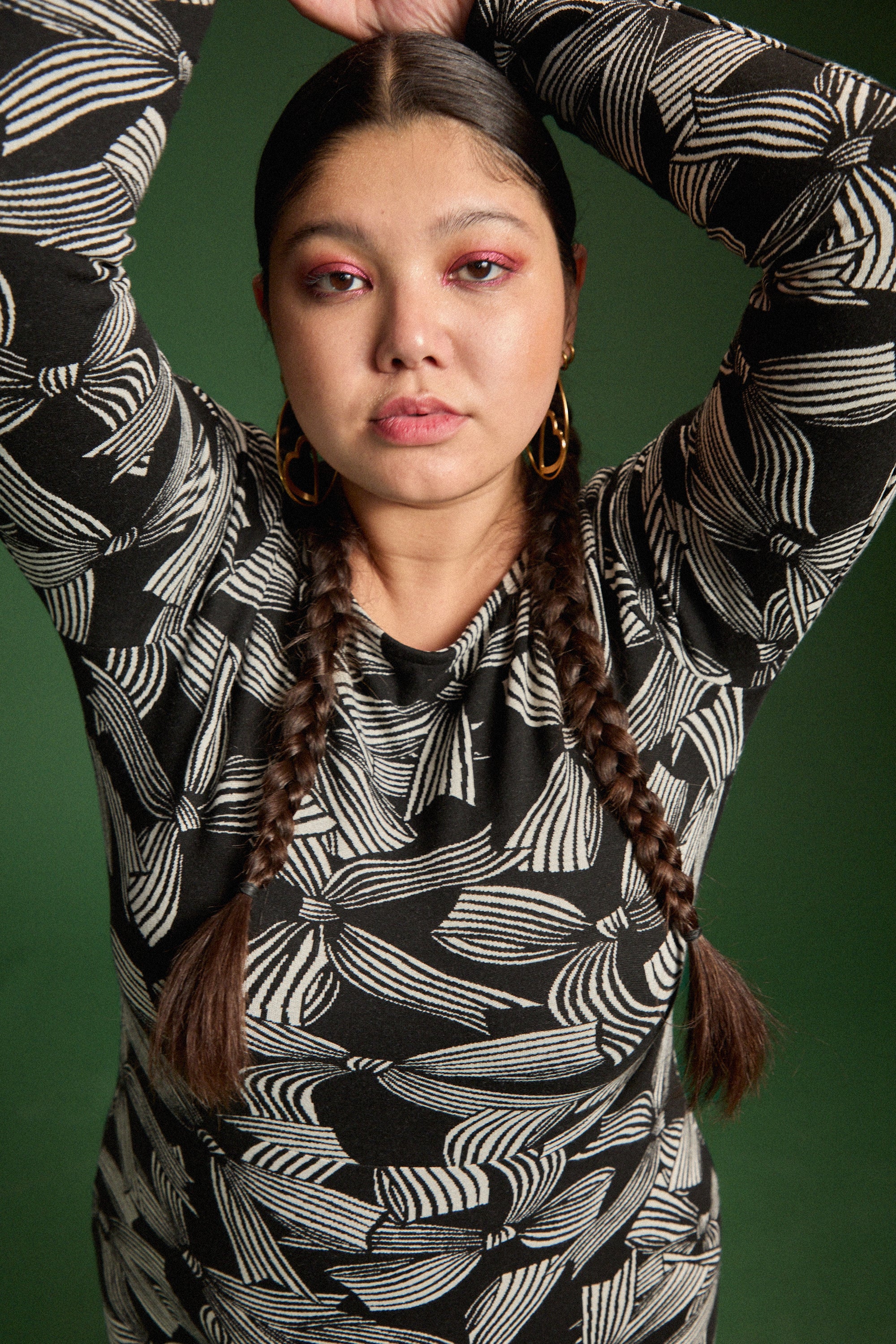 ROBE MADISON RUBANS MONOCHROMES - Image 6