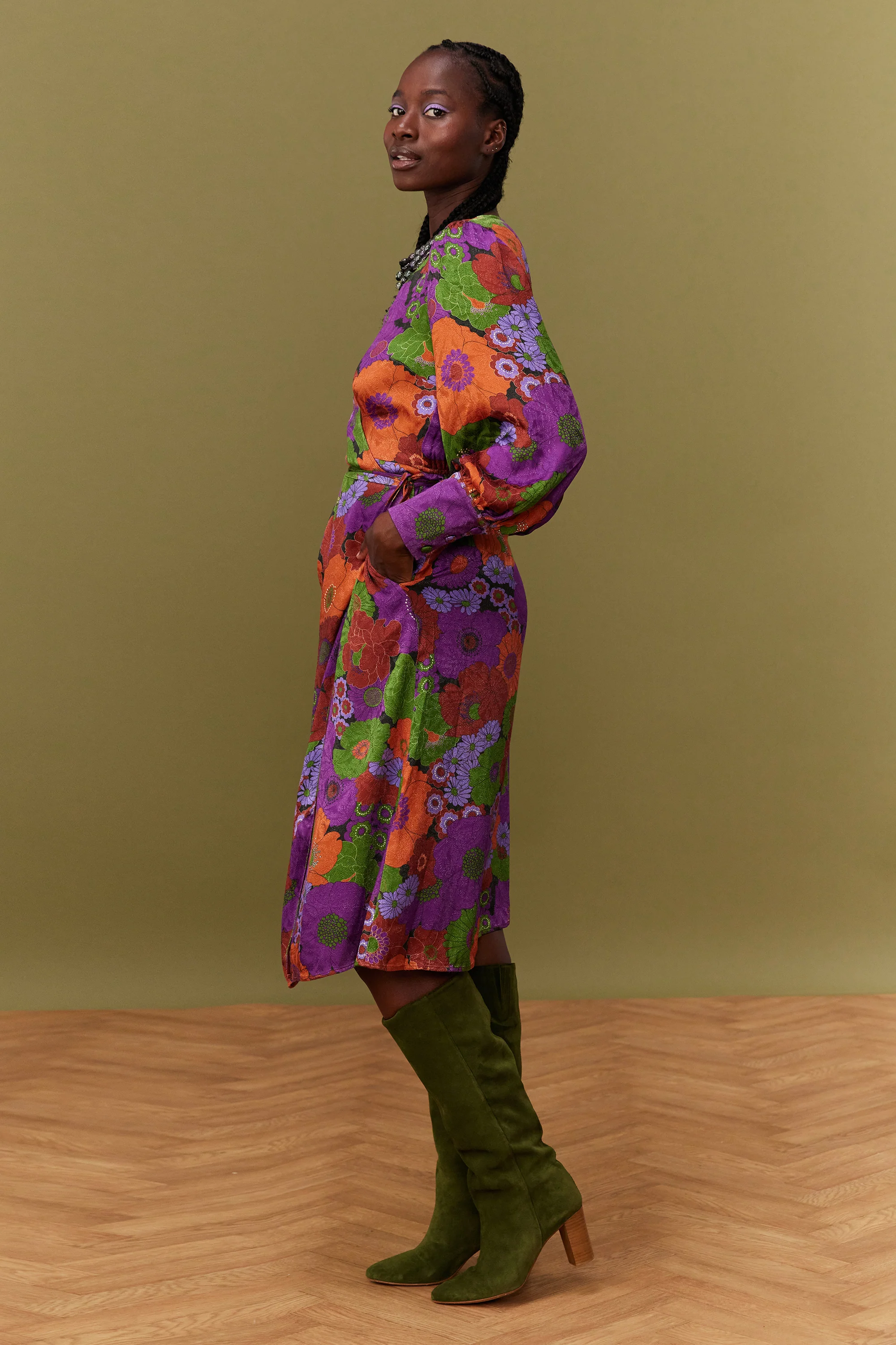 ROBE MARLA AUTUMN BLOSSOM - Image 10