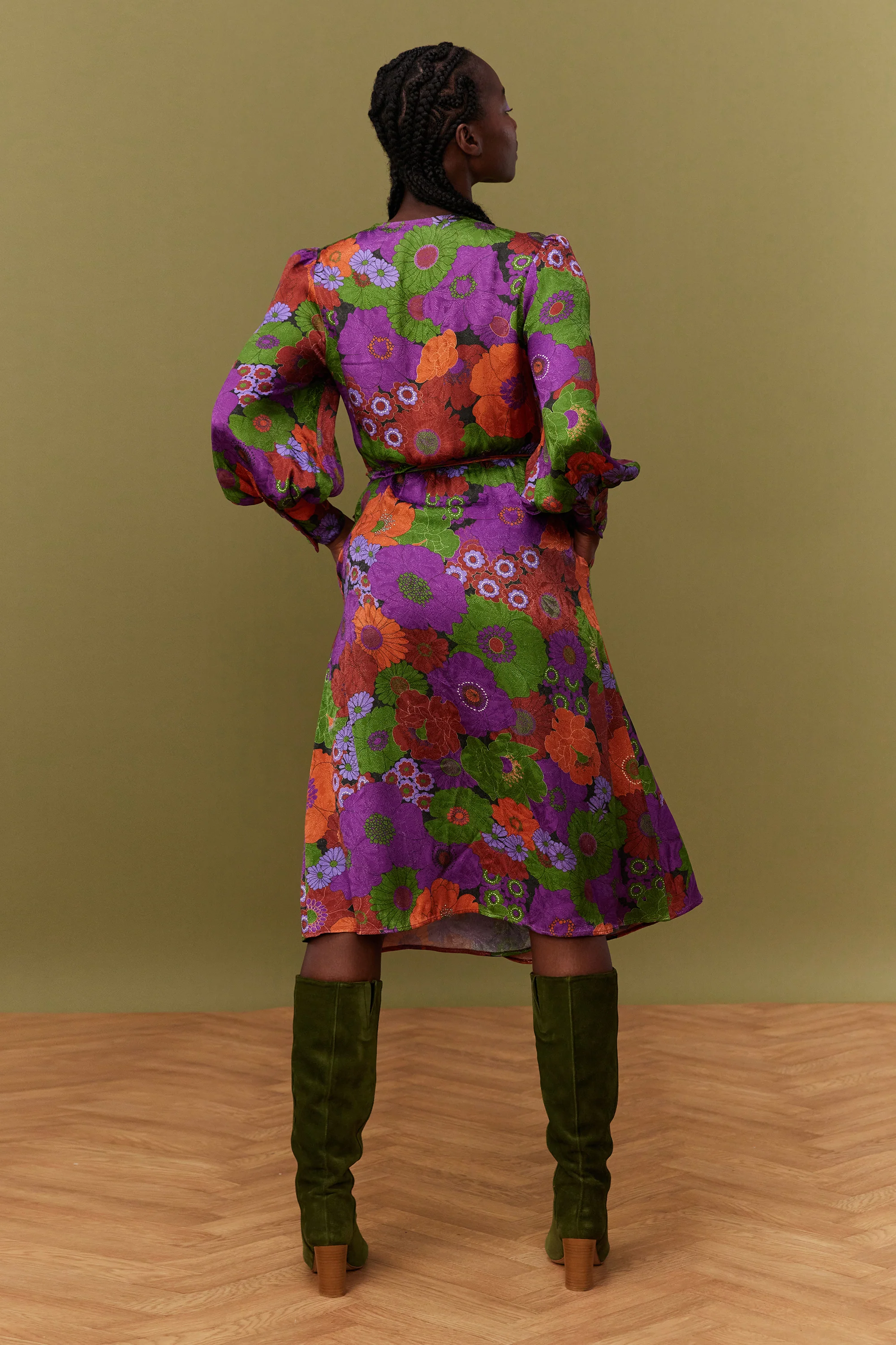 ROBE MARLA AUTUMN BLOSSOM - Image 11
