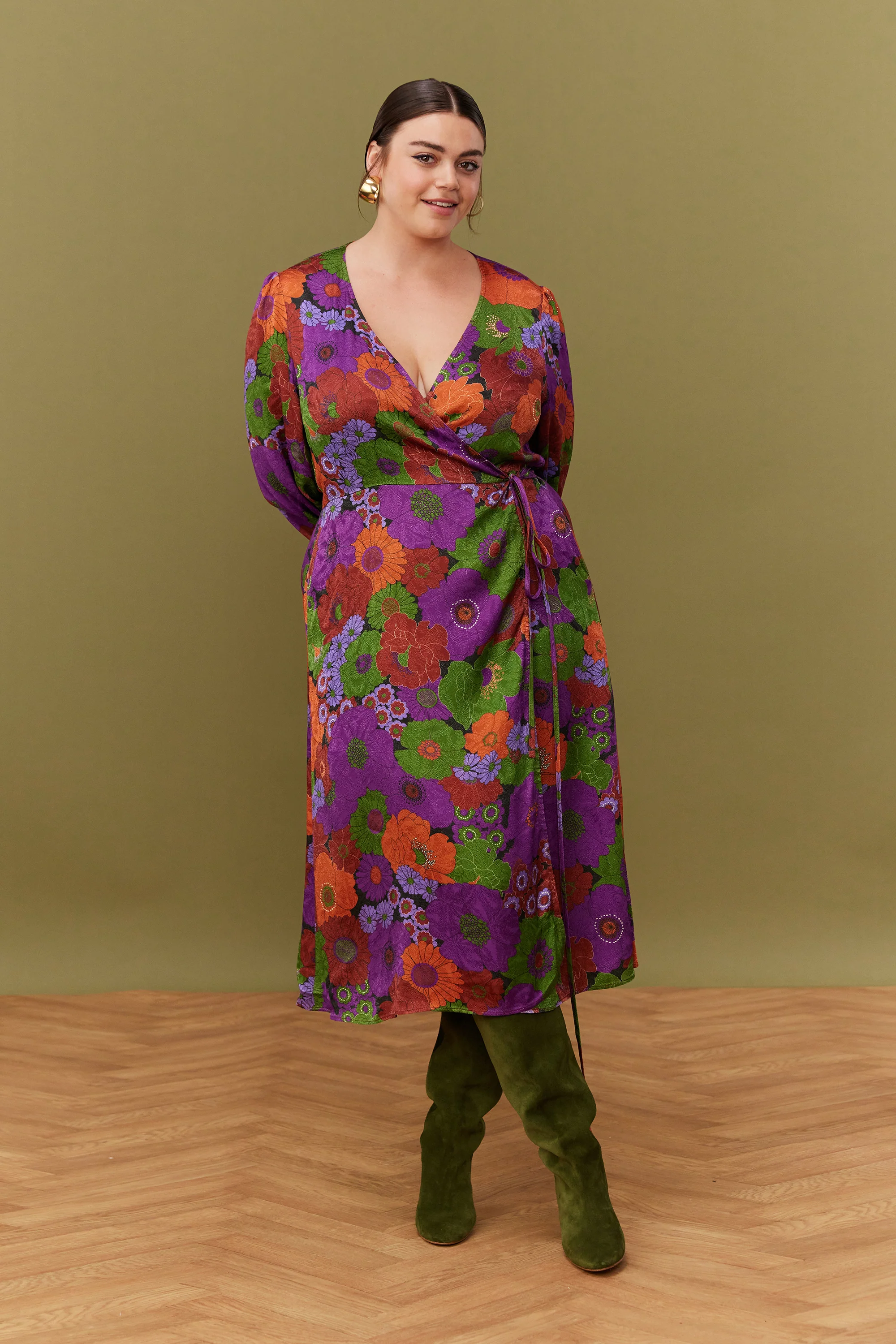 ROBE MARLA AUTUMN BLOSSOM - Image 4