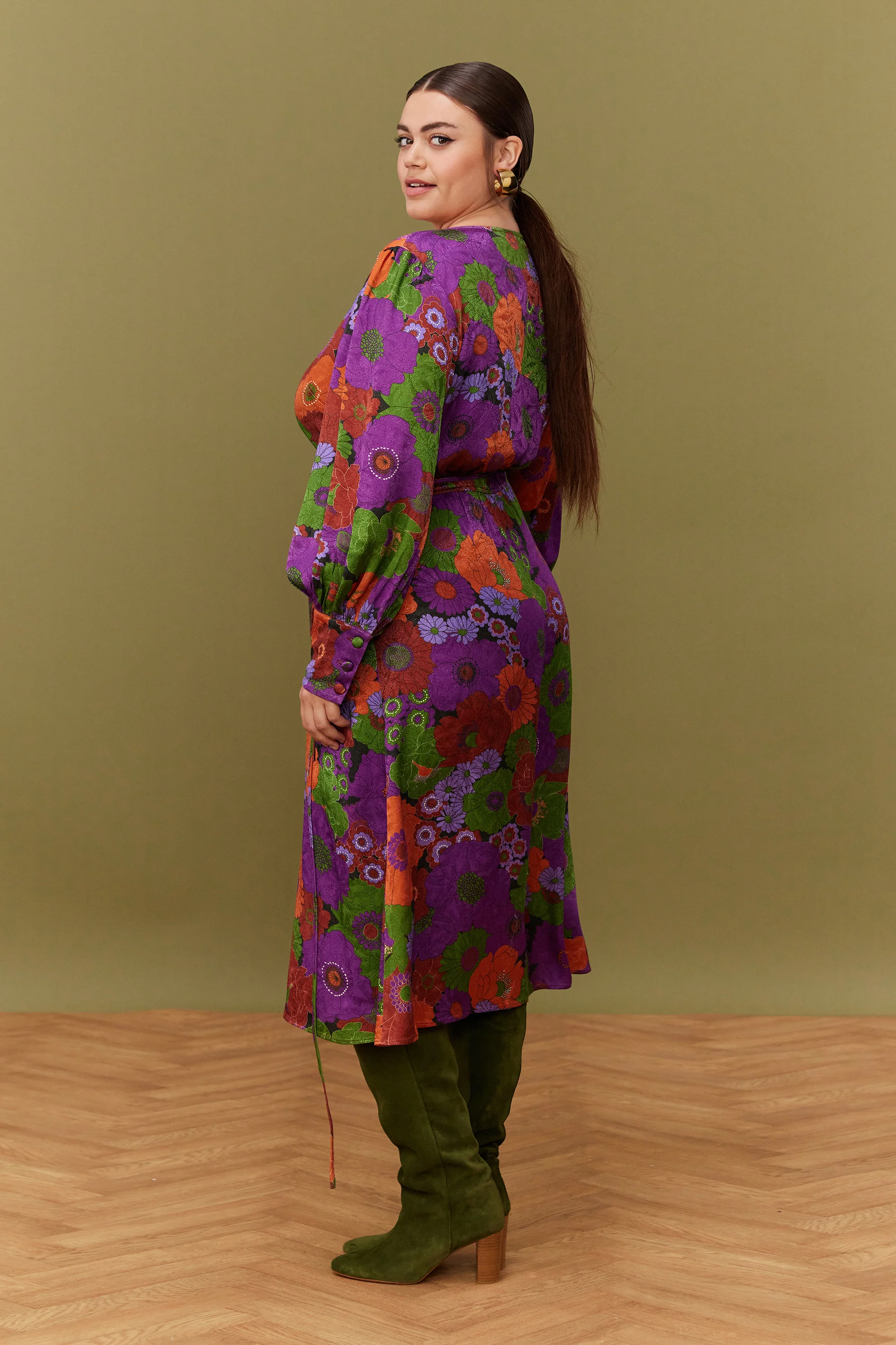 ROBE MARLA AUTUMN BLOSSOM - Image 5