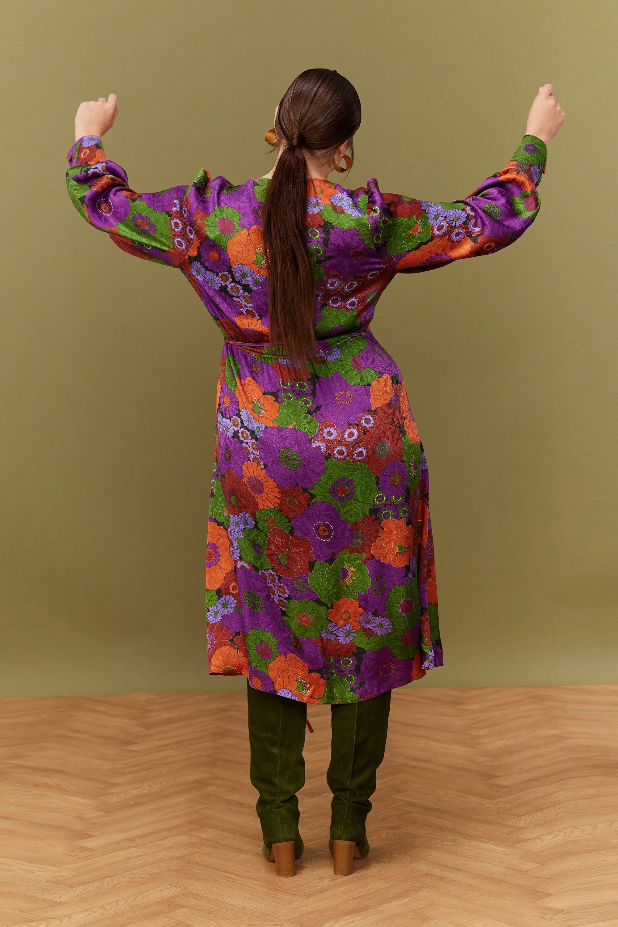 ROBE MARLA AUTUMN BLOSSOM - Image 6