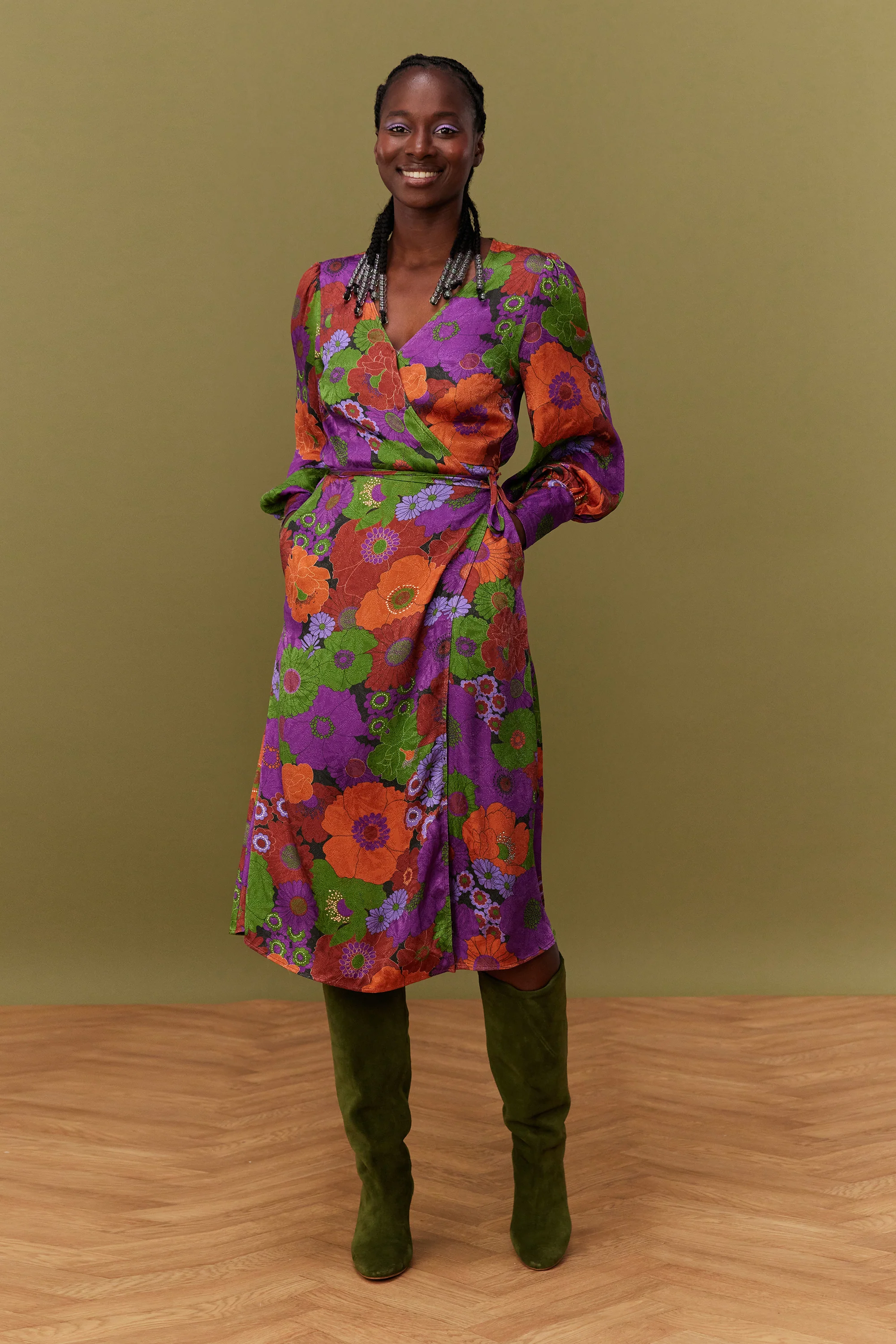 ROBE MARLA AUTUMN BLOSSOM - Image 7