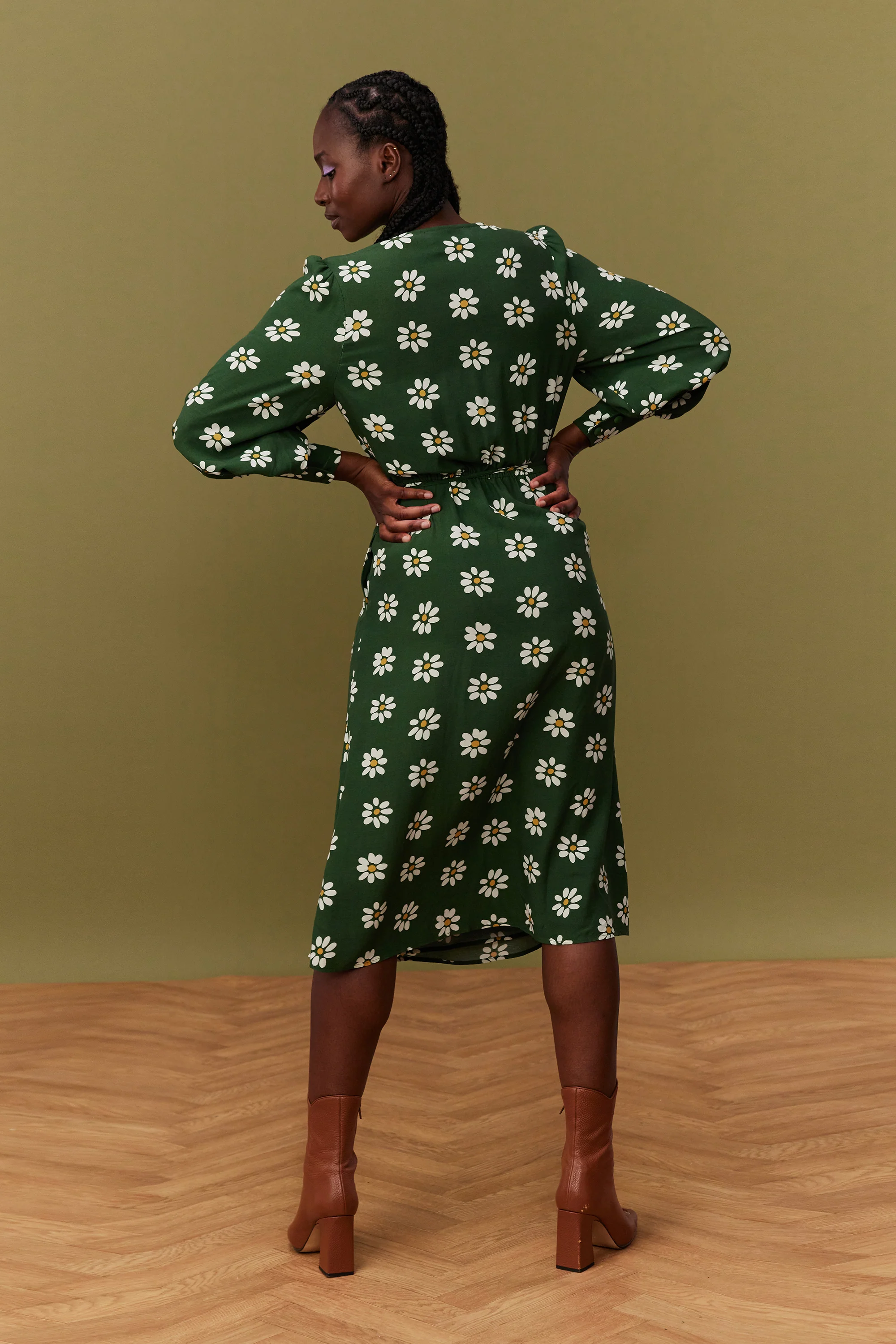 ROBE MARLA GREEN DAISY - Image 10
