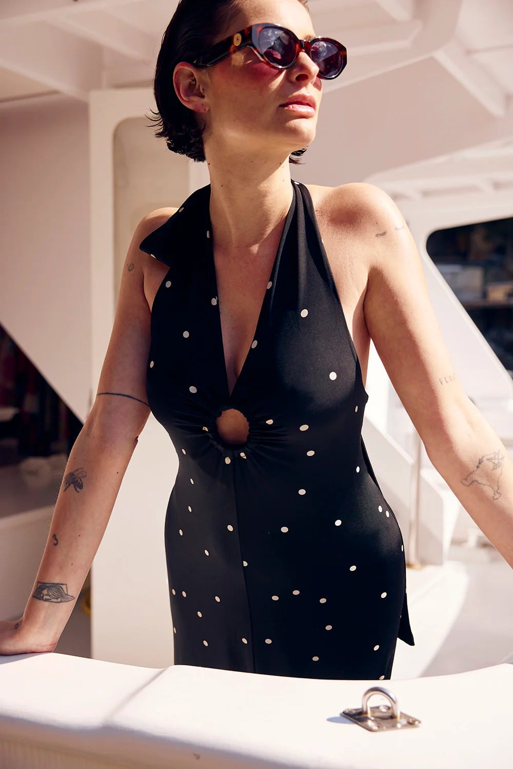 ROBE MEL BLACK POLKA - Image 3