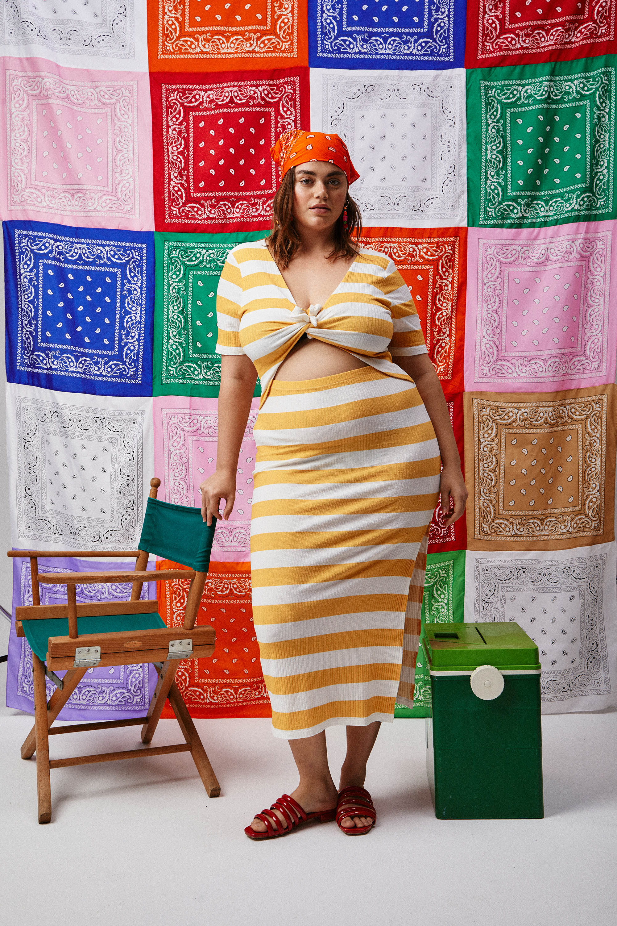 ROBE PALERMA RAYURE SOLEIL - Image 2
