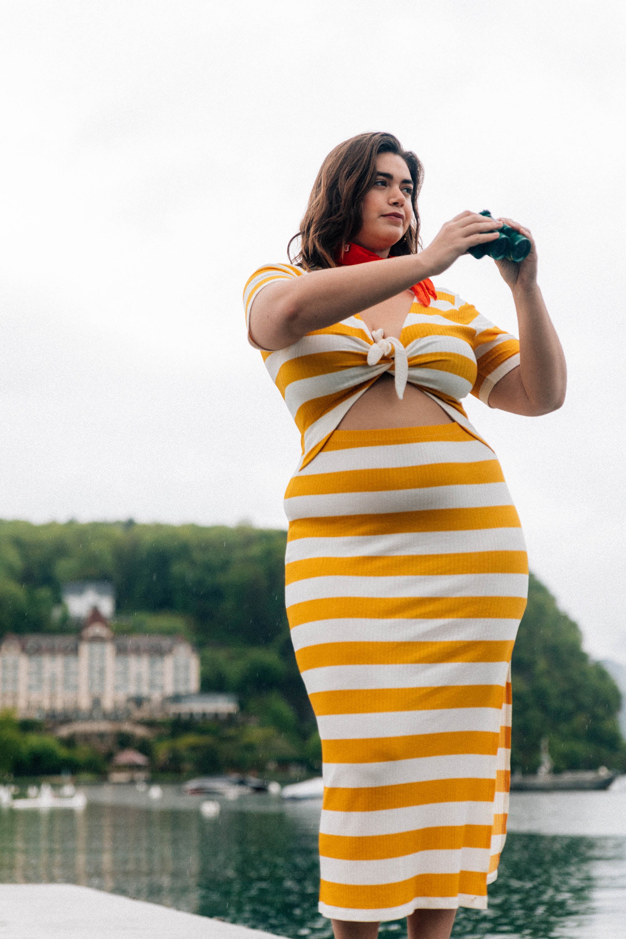 ROBE PALERMA RAYURE SOLEIL - Image 3