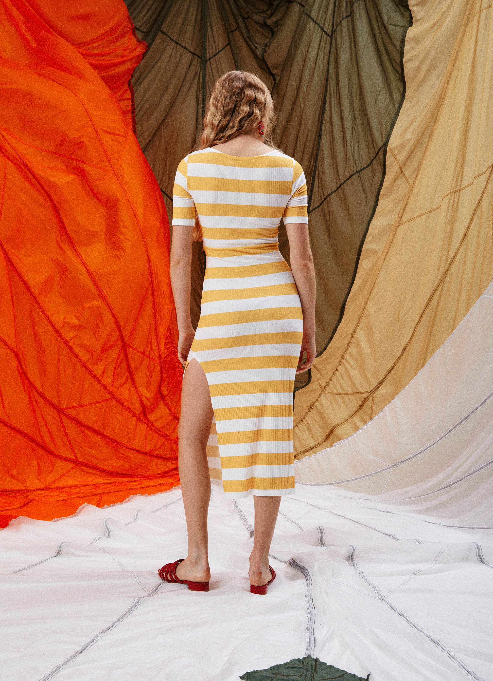 ROBE PALERMA RAYURE SOLEIL - Image 6
