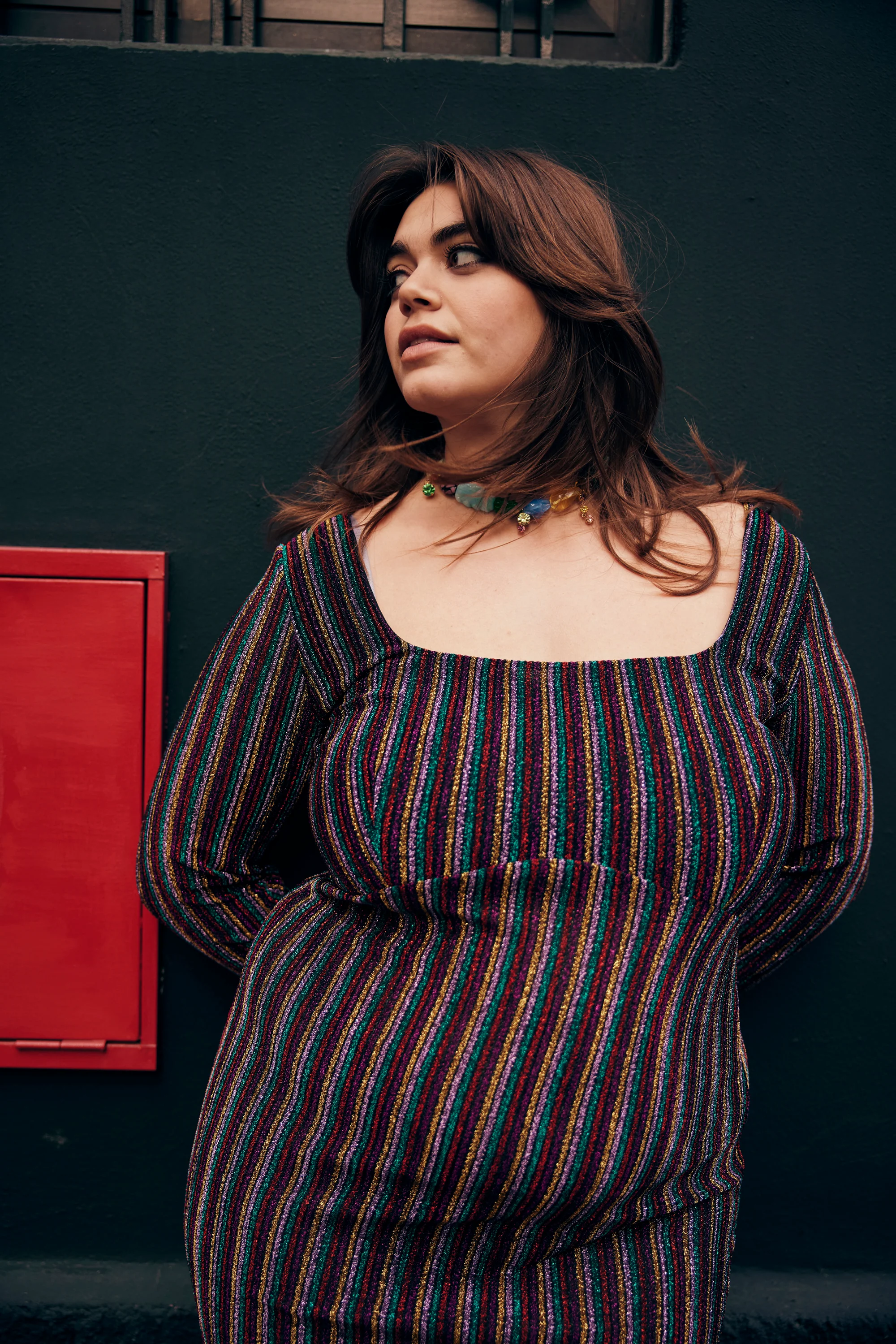 ROBE PENNY CRAZY STRIPES - Image 4