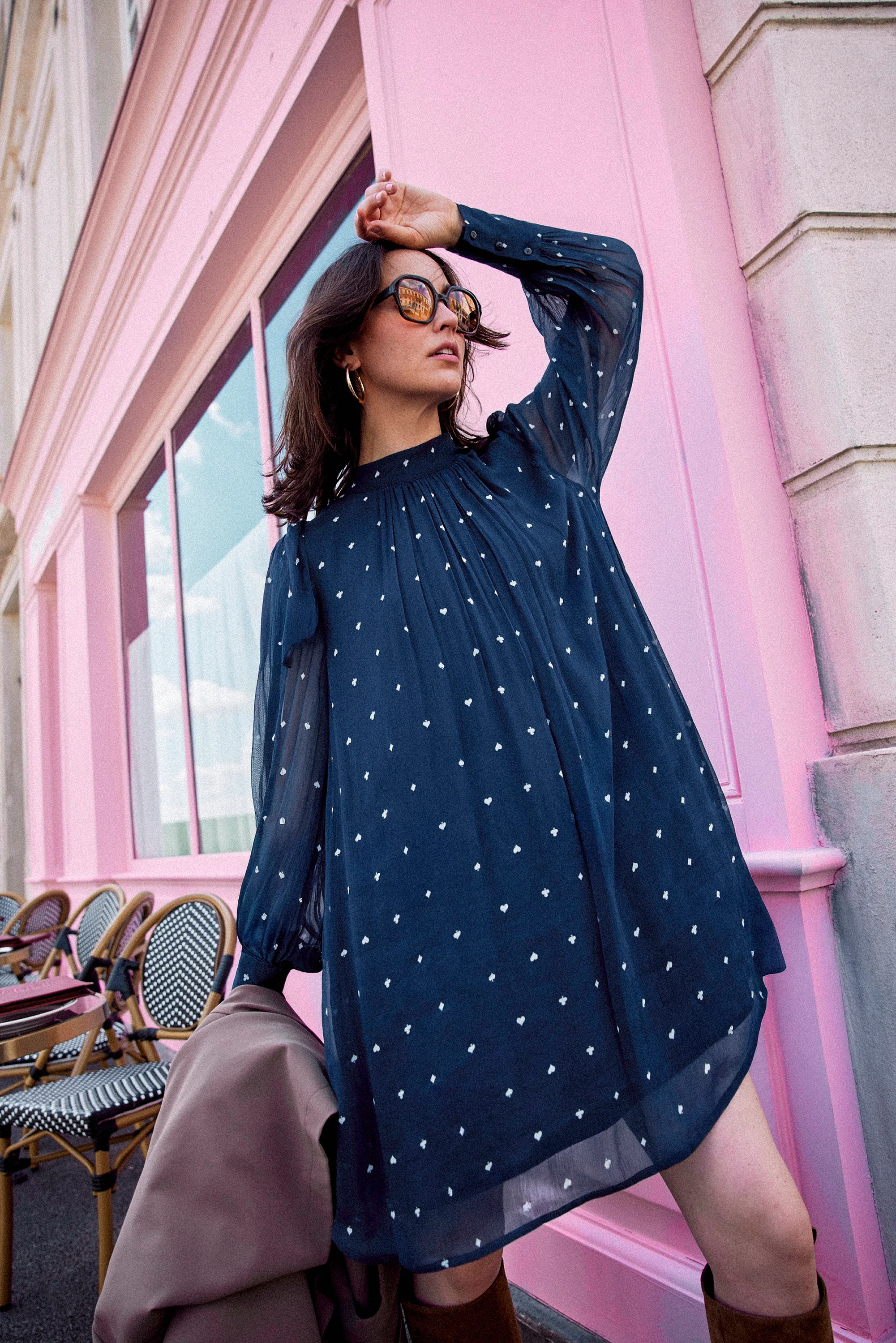 ROBE ROMINA SPADES BLEU - Image 6